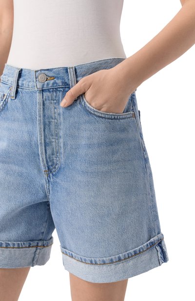 Джинсовые шорты AGOLDE, арт. A91971601, фото 5