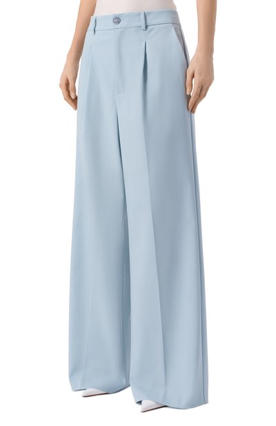 Брюки THE ANDAMANE голубого цвета по цене 56350 руб., арт. T190429A/TNW050, фото 3 Брюки THE ANDAMANE, арт. T190429A/TNW050, фото 3