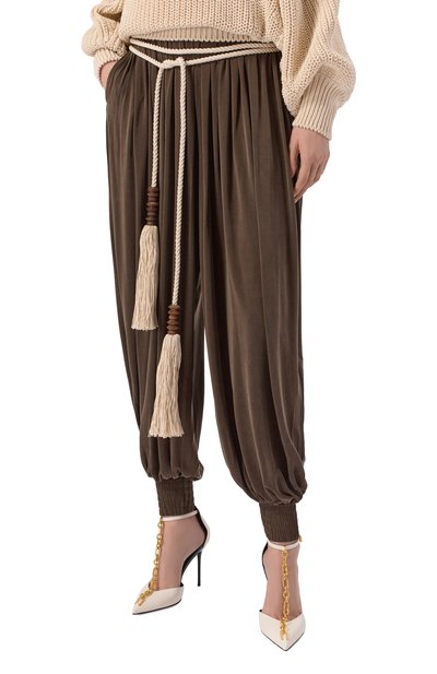 Текстильный пояс BALMAIN кремового цвета по цене 93250 руб., арт. GN0WJ228/TCRW, фото 2 Текстильный пояс BALMAIN, арт. GN0WJ228/TCRW, фото 2