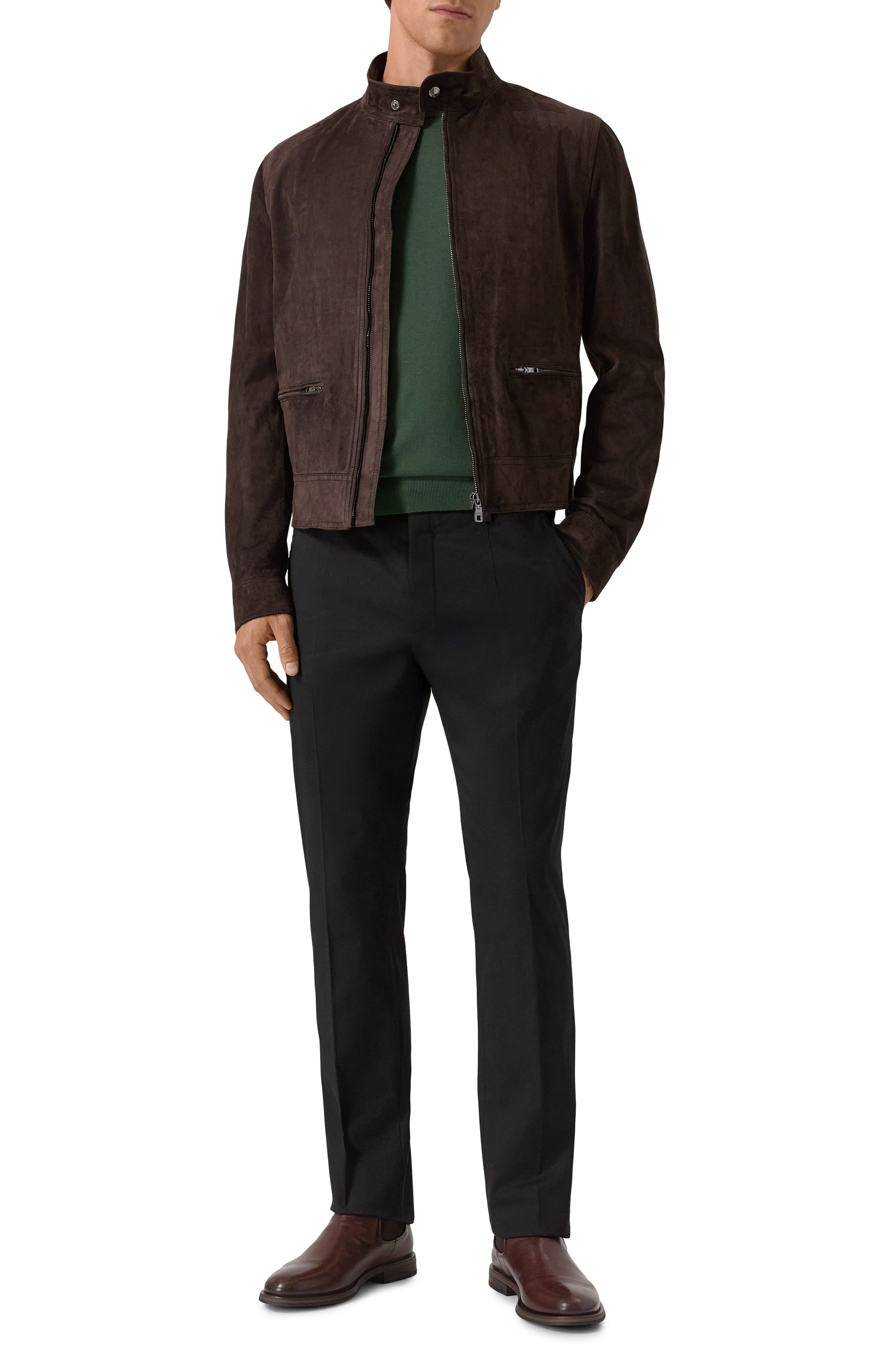 Шерстяной джемпер MVST зеленого цвета по цене 136000 руб., арт. M0-M25.1MM.K404/44-60, фото 2 Шерстяной джемпер MVST, арт. M0-M25.1MM.K404/44-60, фото 2