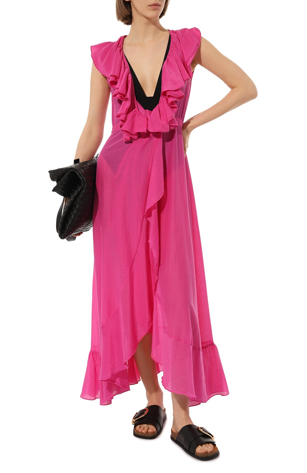 Платье из хлопка и шелка NATAYAKIM, арт. NY-030BW, фото 2