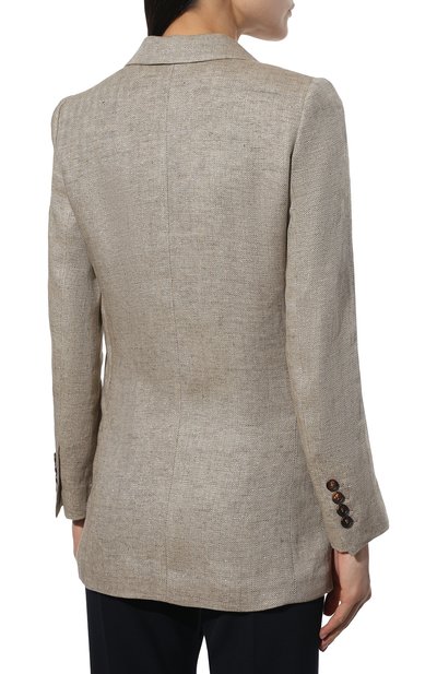 Льняной жакет BRUNELLO CUCINELLI, арт. MH5942200, фото 4