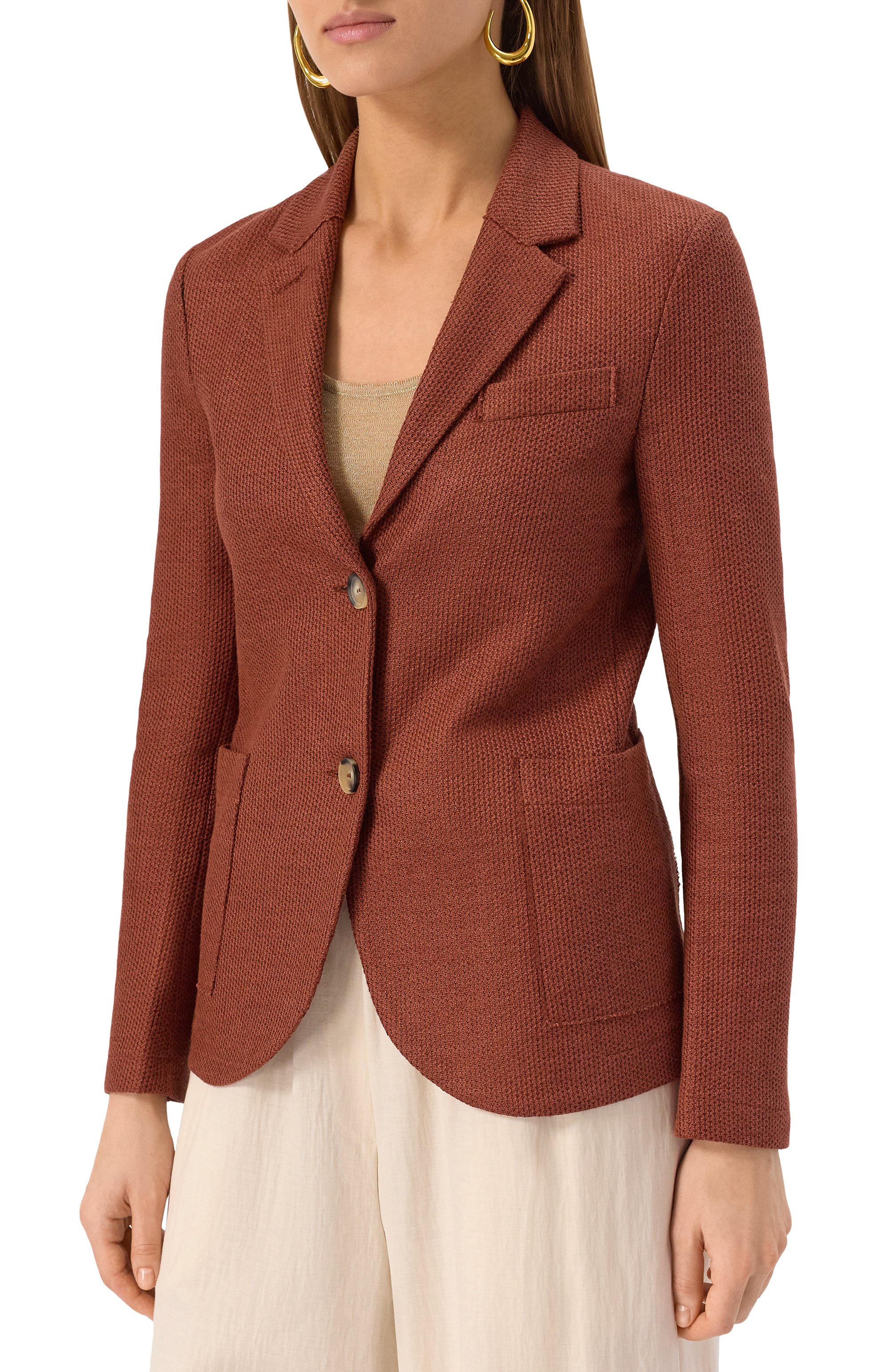 Жакет изо льна и хлопка HARRIS WHARF LONDON, арт. A2220PDZ, фото 3