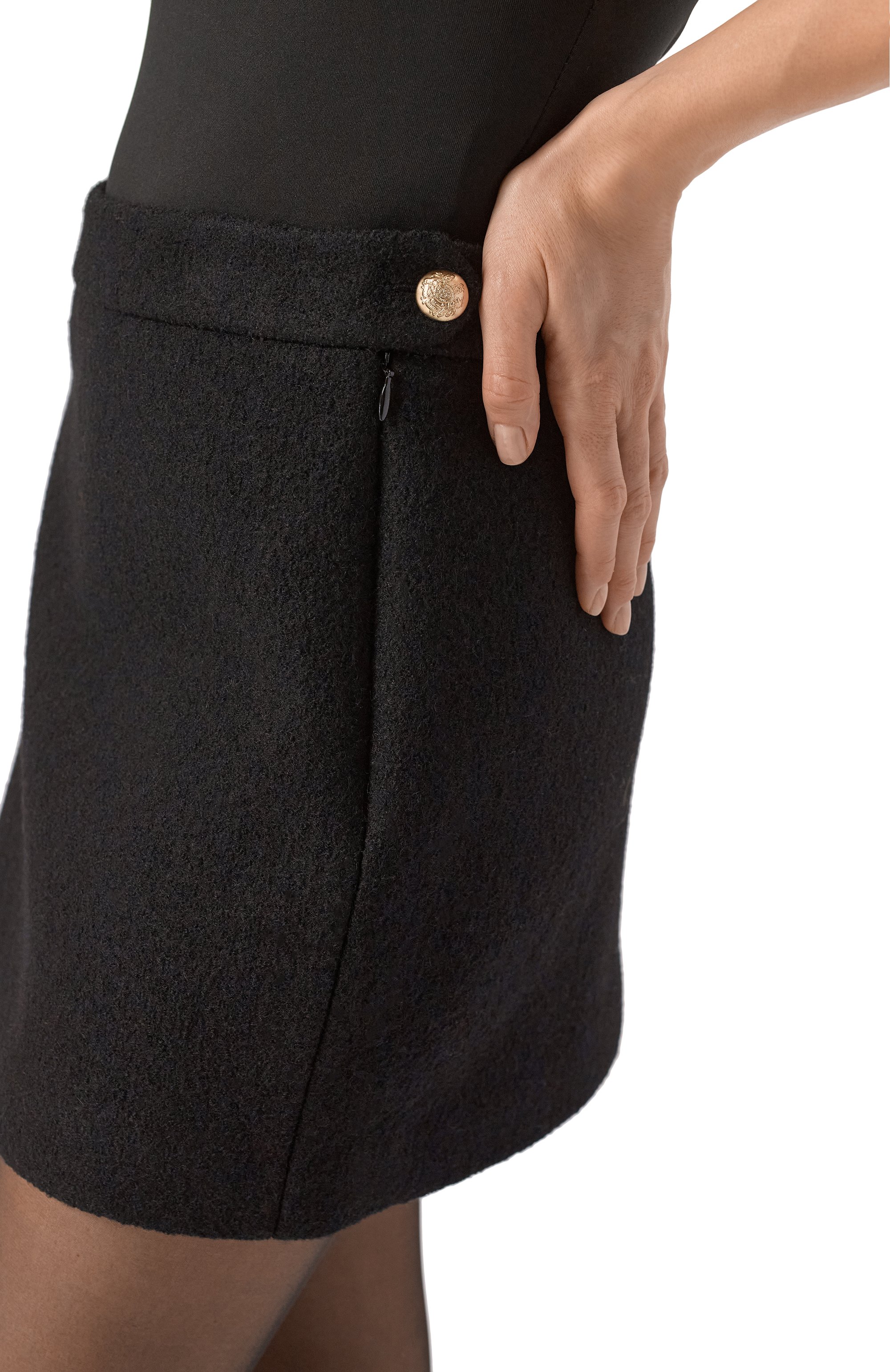 Шерстяная юбка DUNST, арт. UDSK5D224BK, фото 5