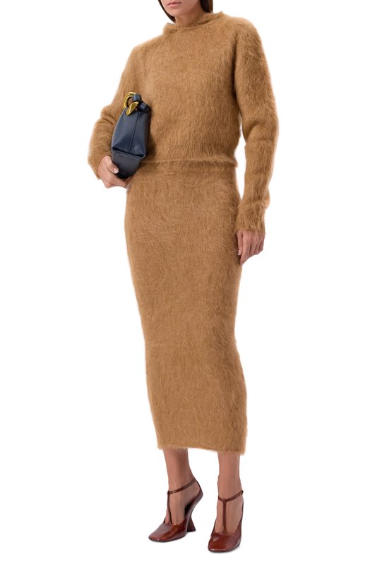 Шерстяная юбка Giuseppe di Morabito 05FW2KND375 05444 Бежевый  05FW2KND375 05444 Фото 2