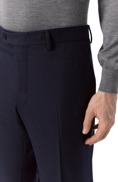 Шерстяные брюки MVST темно-синего цвета по цене 125500 руб., арт. M25.1MM.T409/901, фото 5 Шерстяные брюки MVST, арт. M25.1MM.T409/901, фото 5