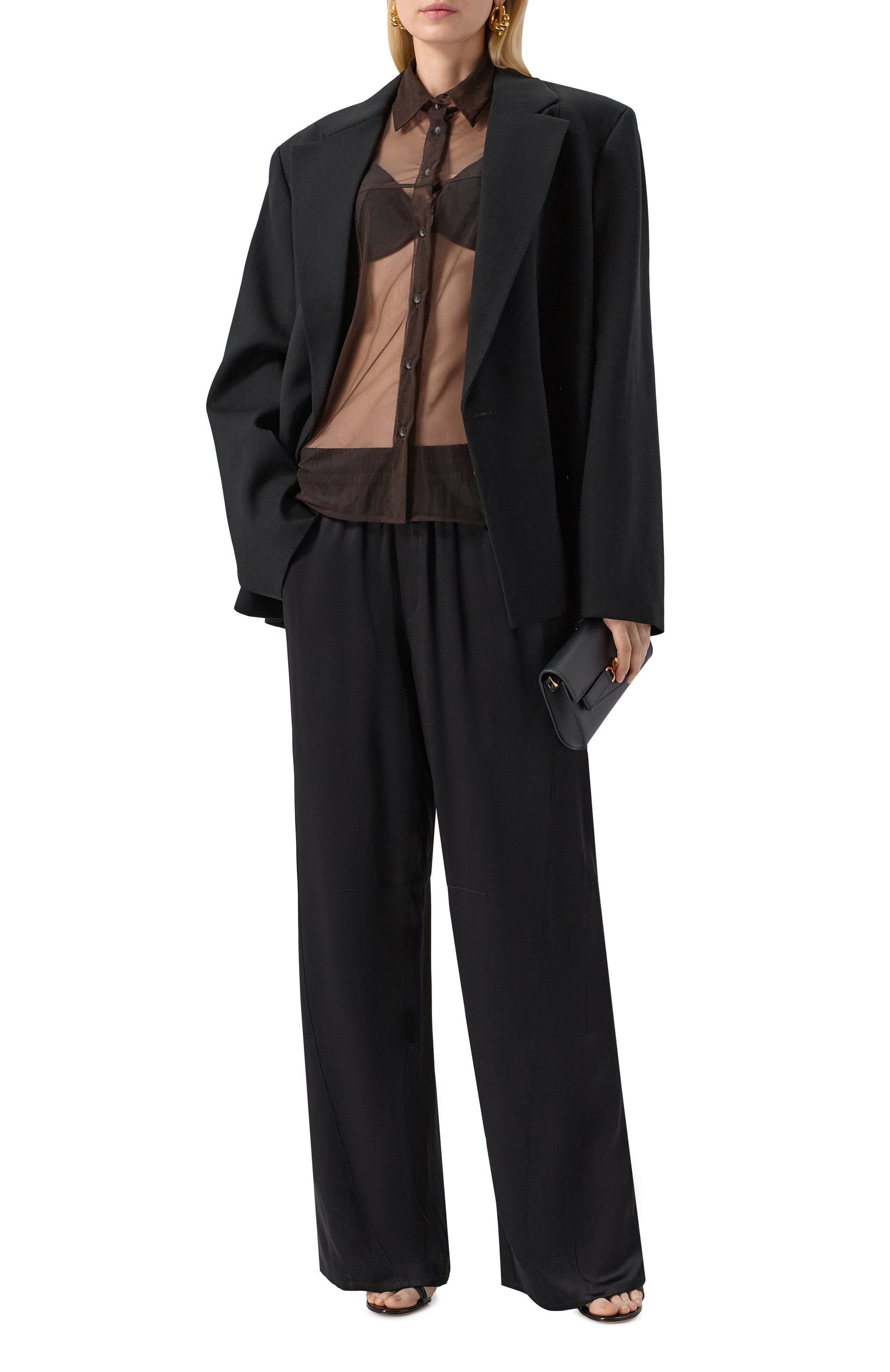 Брюки ANDREA YA'AQOV, арт. 25WELE21/VISC0SE ACETATE, фото 2