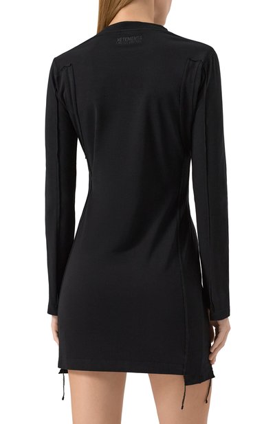 Хлопковое платье VETEMENTS, арт. WA66DR610BW, фото 4