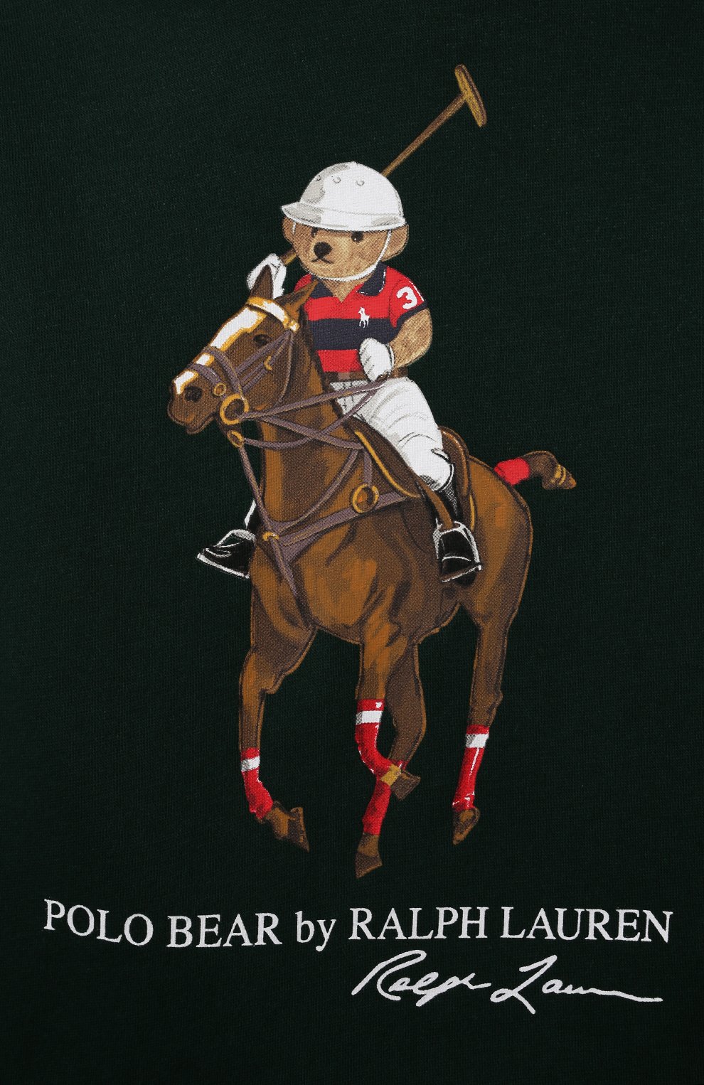 Хлопковое худи POLO RALPH LAUREN зеленого цвета по цене 15550 руб., арт. 323853795, фото 3 Хлопковое худи POLO RALPH LAUREN, арт. 323853795, фото 3