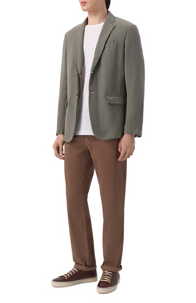 Мужской пиджак из лиоцелла и льна 120% LINO, арт. 33ALIM89SN/G409/D00
