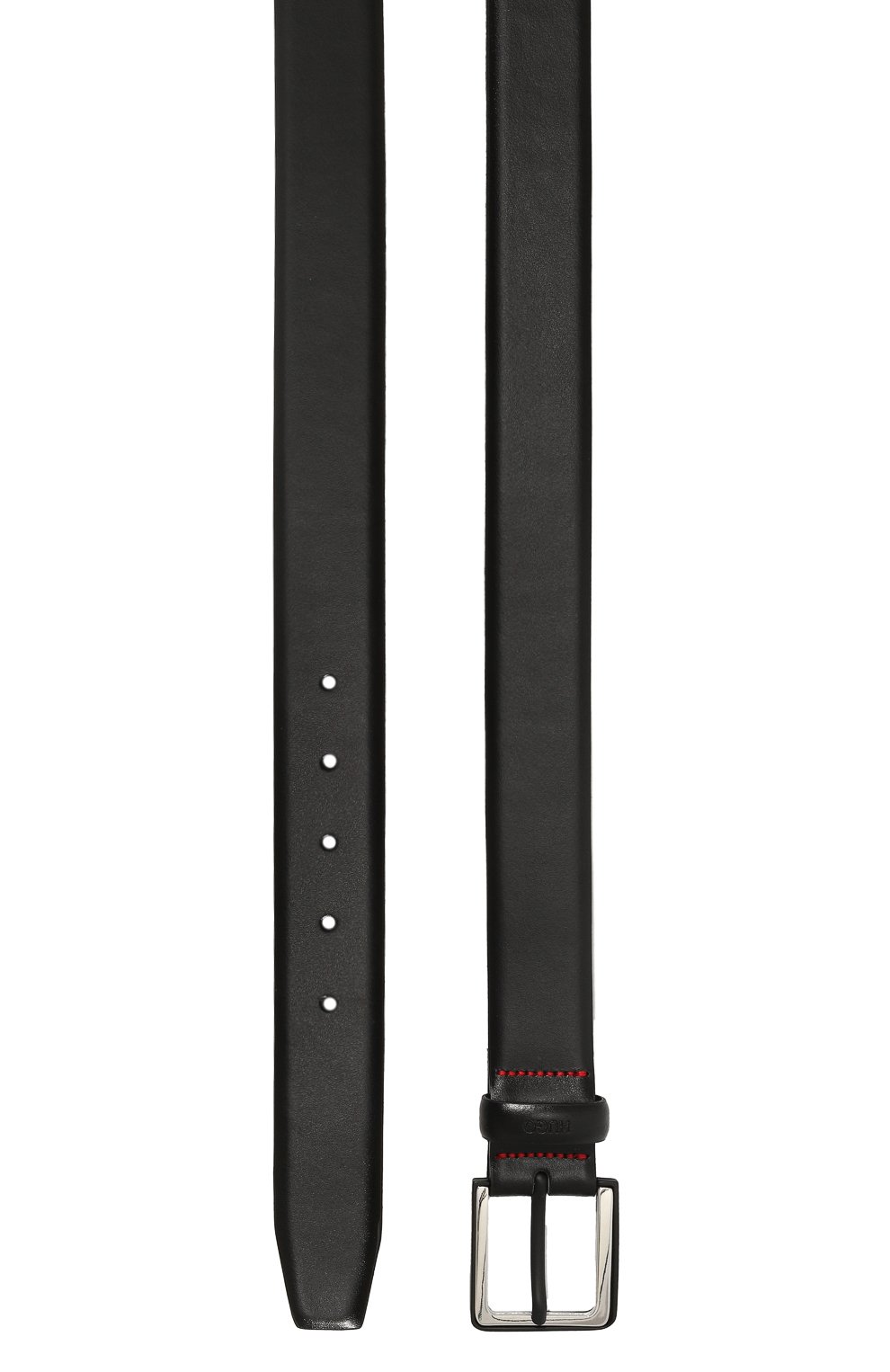 Кожаный ремень HUGO черного цвета по цене 11100 руб., арт. 50516554, фото 3 Кожаный ремень HUGO, арт. 50516554, фото 3