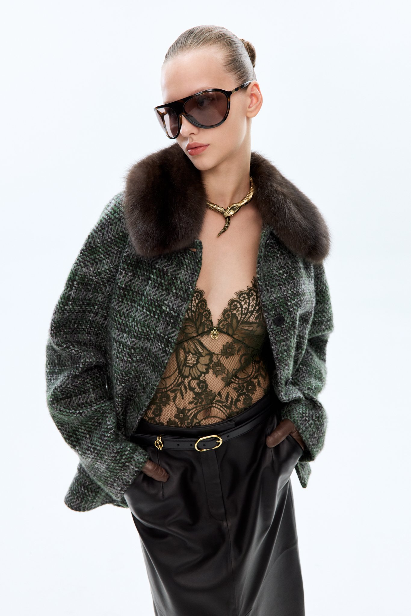 Кожаный ремень GUCCI, арт. 760164/0YA0G, фото 4