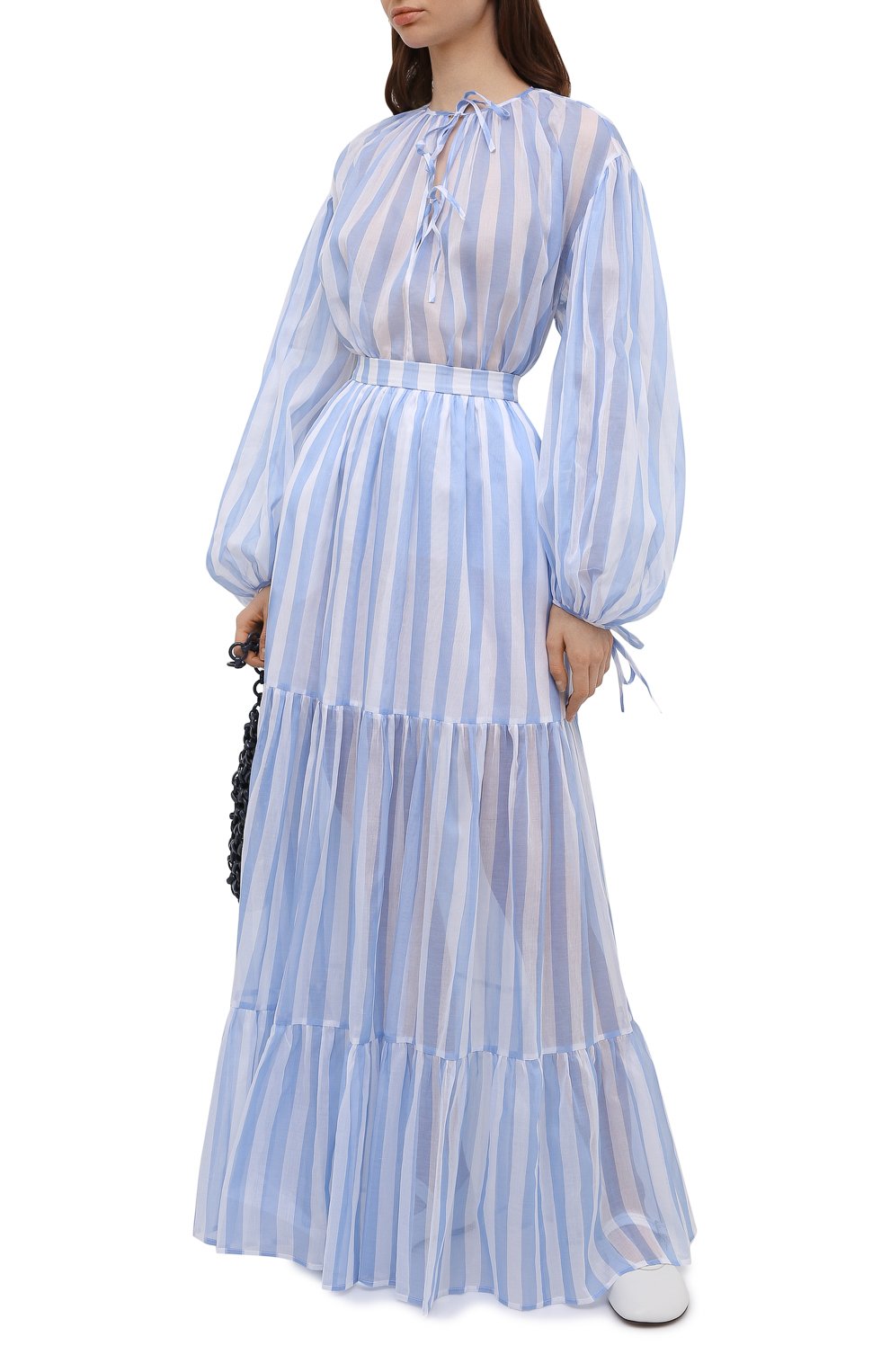 Хлопковая блузка MSGM, арт. 3042MDM119A 217310, фото 2