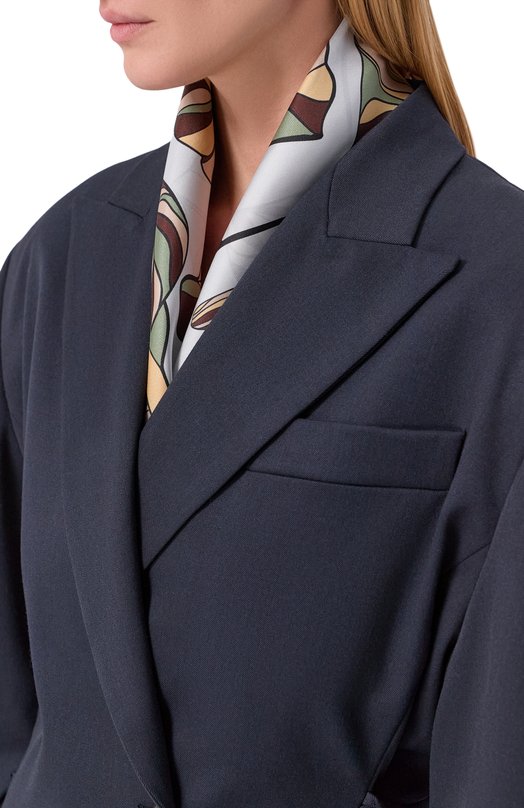 Шелковый платок Coccinelle E7 TNZ 38 01 01 Зелёный  E7 TNZ 38 01 01 Фото 2