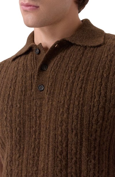 Поло MM6 коричневого цвета по цене 74750 руб., арт. SH2GL0006/M13195, фото 5 Поло MM6, арт. SH2GL0006/M13195, фото 5