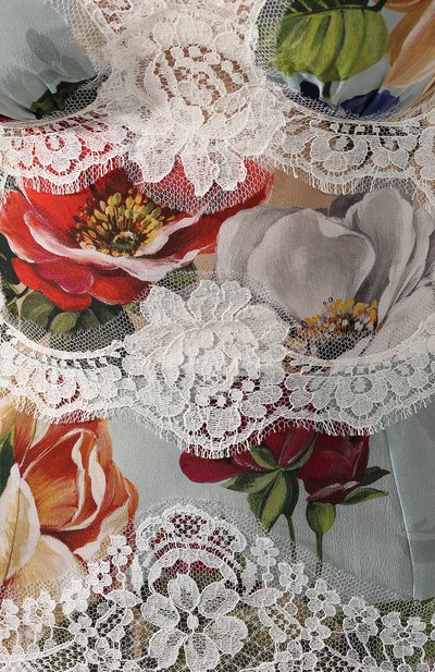 Платье из смеси шелка и хлопка DOLCE & GABBANA, арт. F6H5AT/GDS39, фото 5
