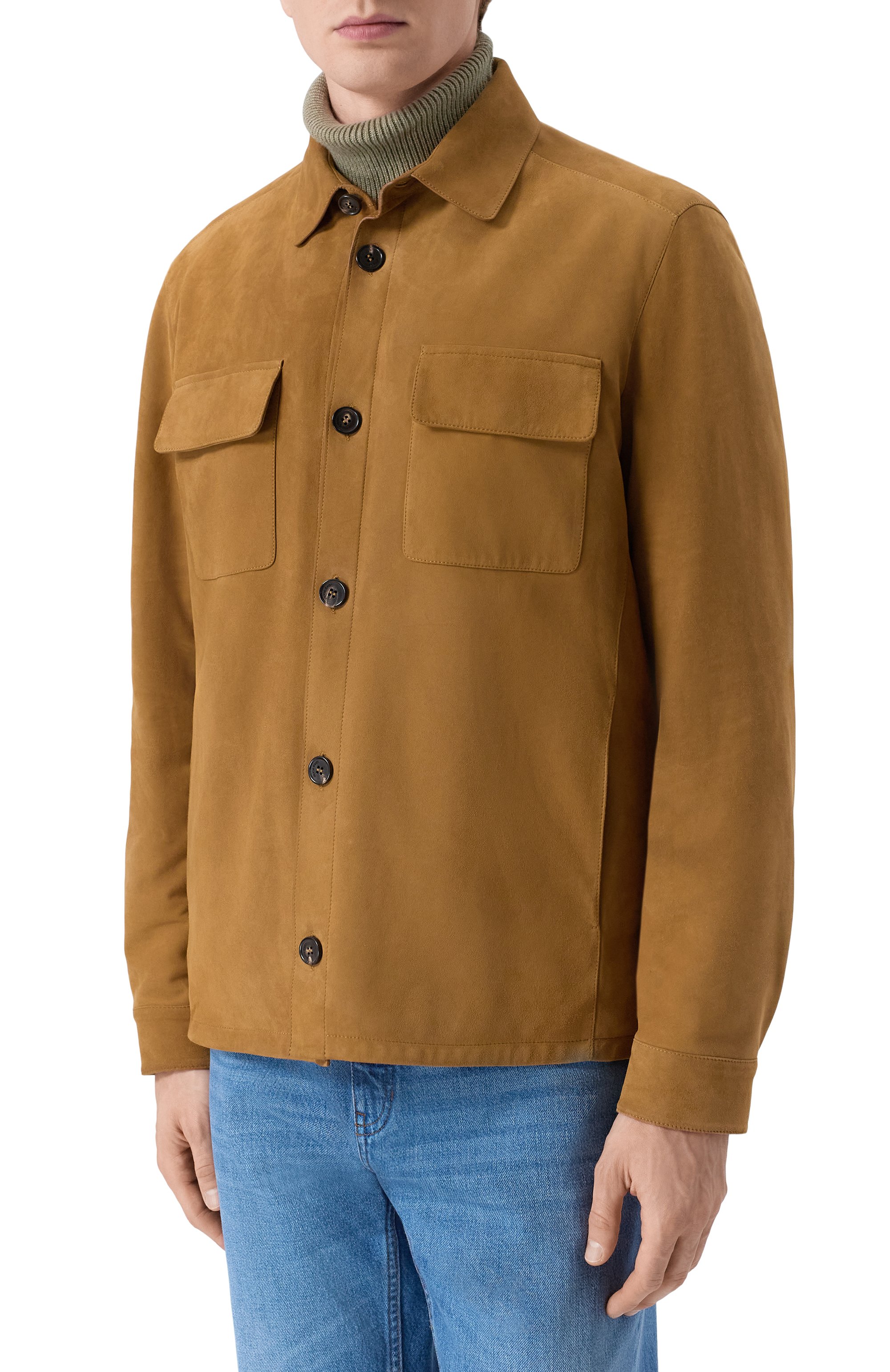 Замшевая куртка-рубашка LORO PIANA, арт. FAP3922, фото 3