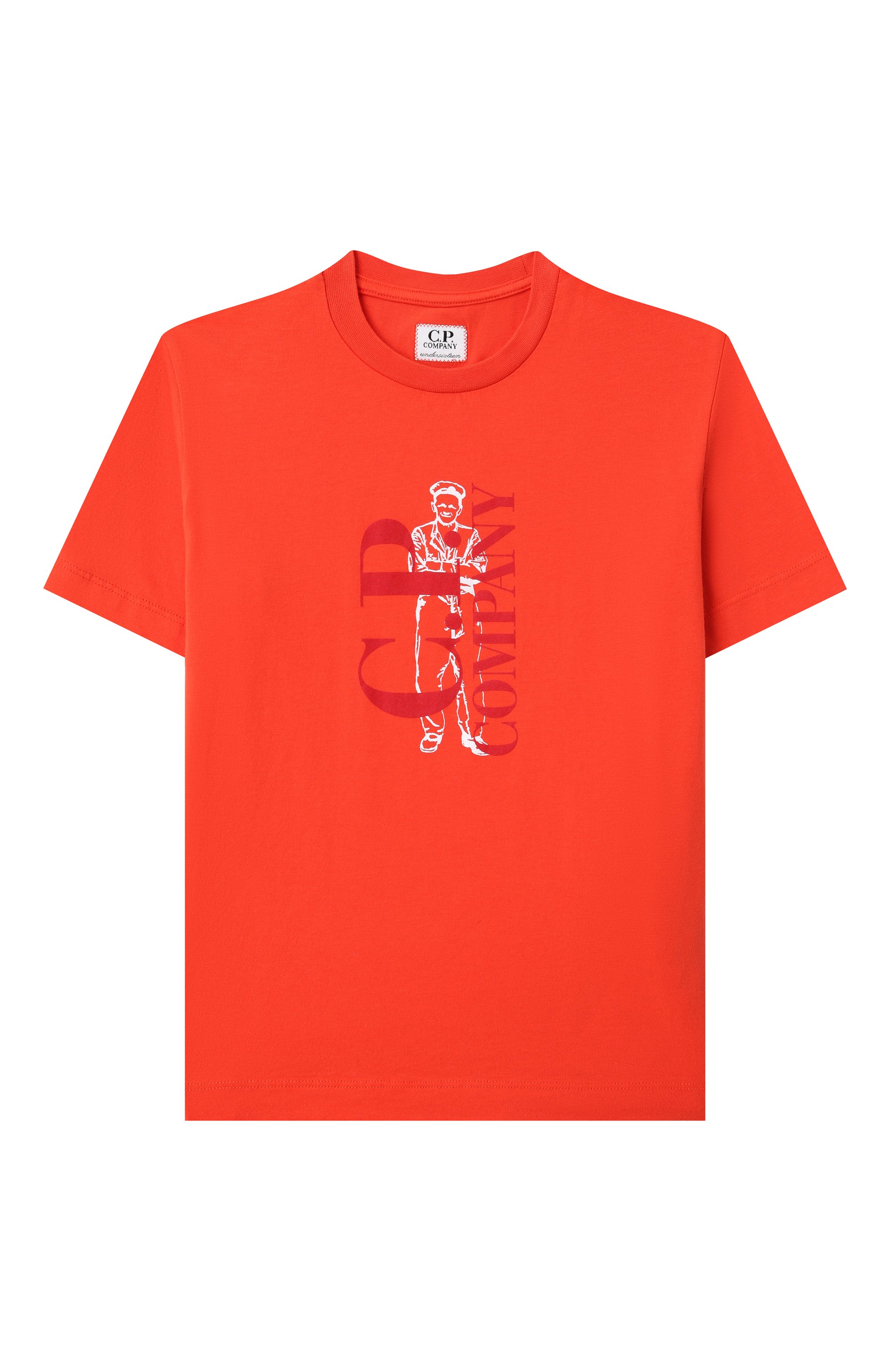 Хлопковая футболка C.P. COMPANY, арт. CNM00L/LAA17/4-8, фото 1