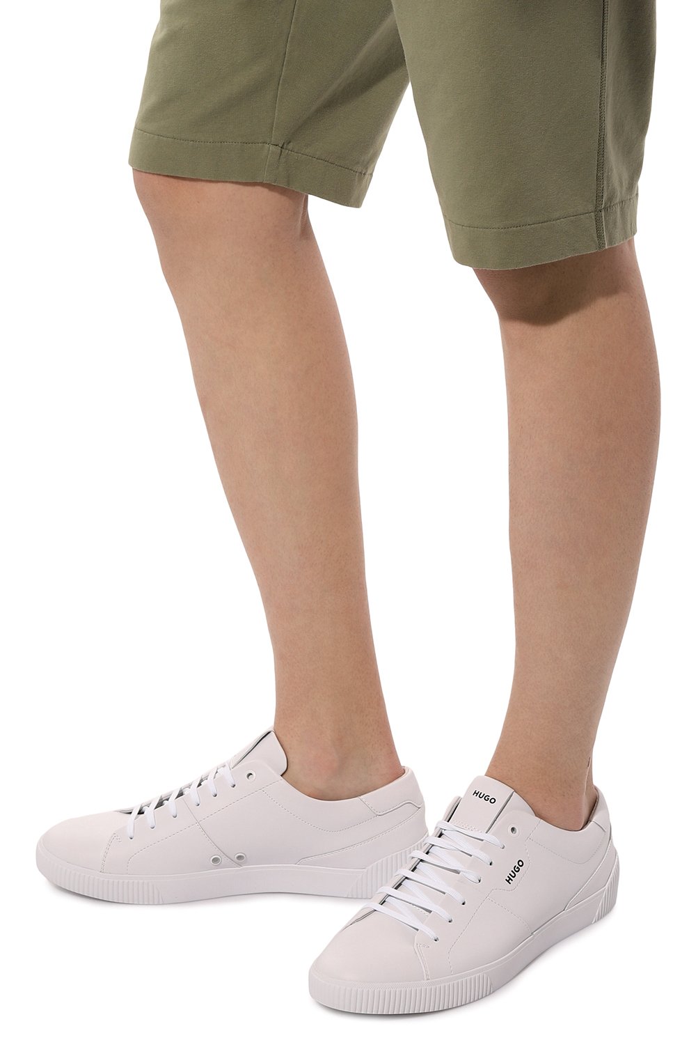 Кожаные кеды HUGO, арт. 50481807, фото 3