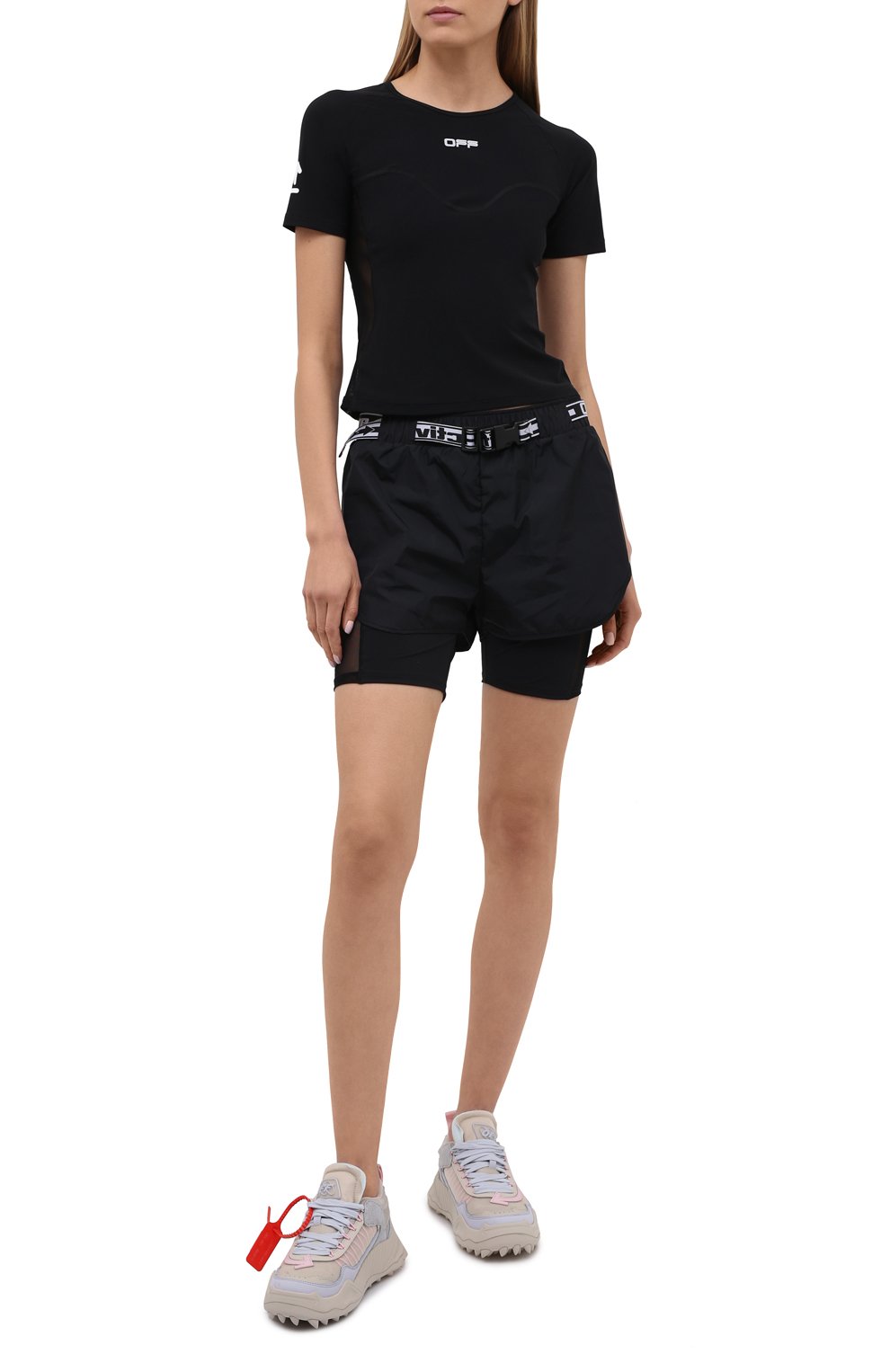 Футболка OFF-WHITE черного цвета по цене 19950 руб., арт. 0WVA018V21JER001, фото 2 Футболка OFF-WHITE, арт. 0WVA018V21JER001, фото 2