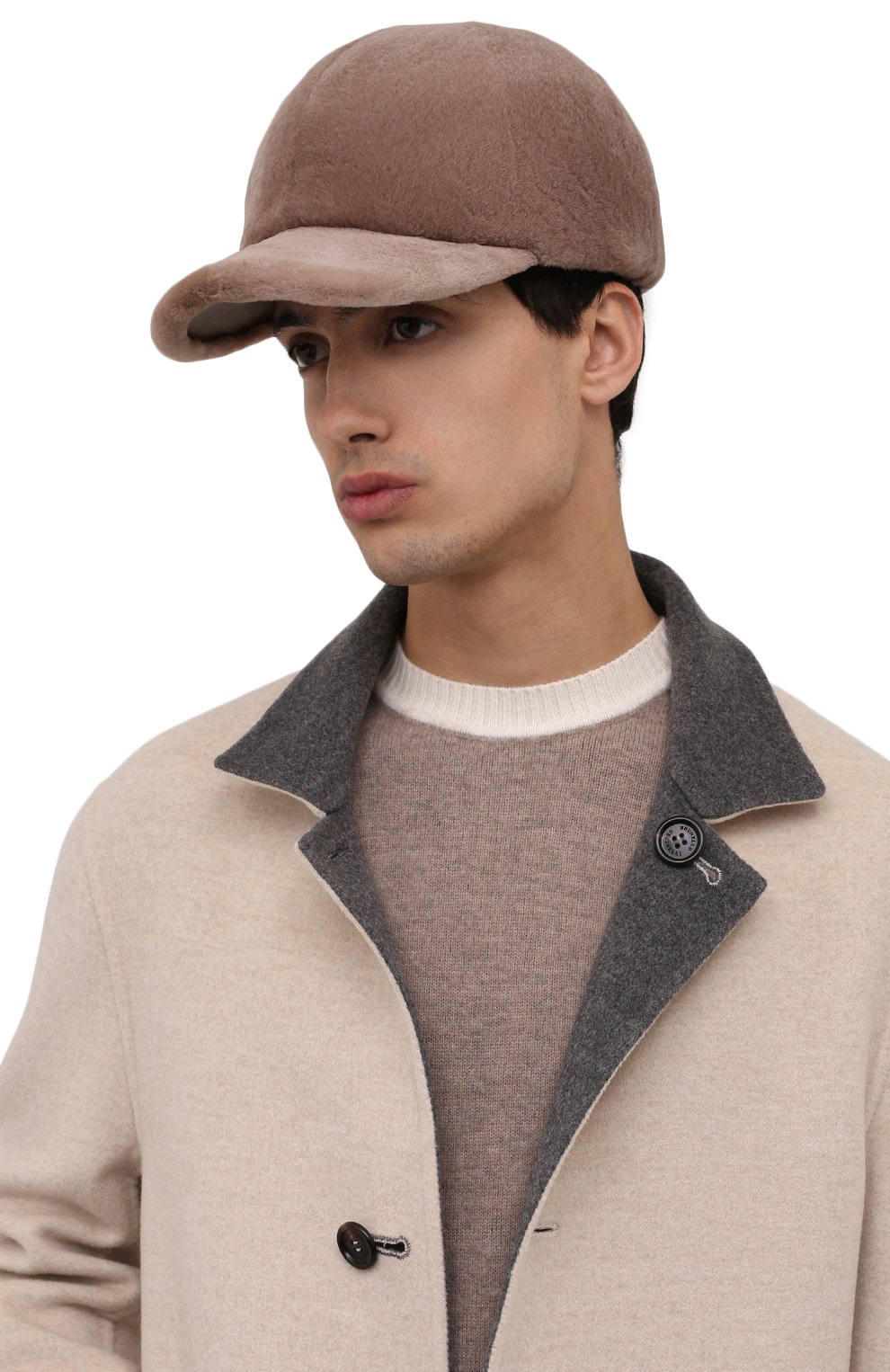 Меховая бейсболка из норки VICTORIA KUSENKOVA, арт. 381910033003, фото 2