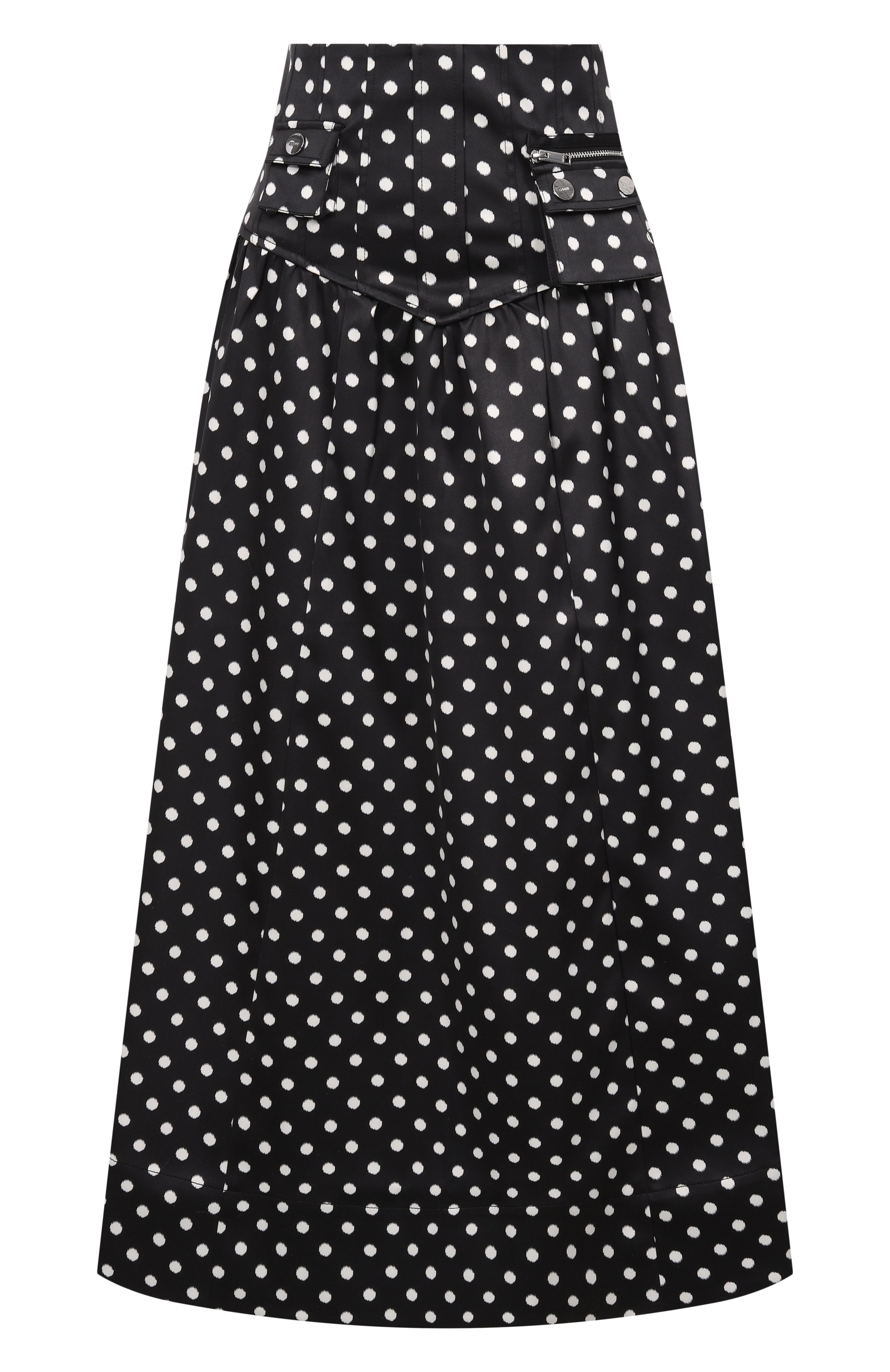 Атласная юбка GANNI, арт. A1090065, фото 1