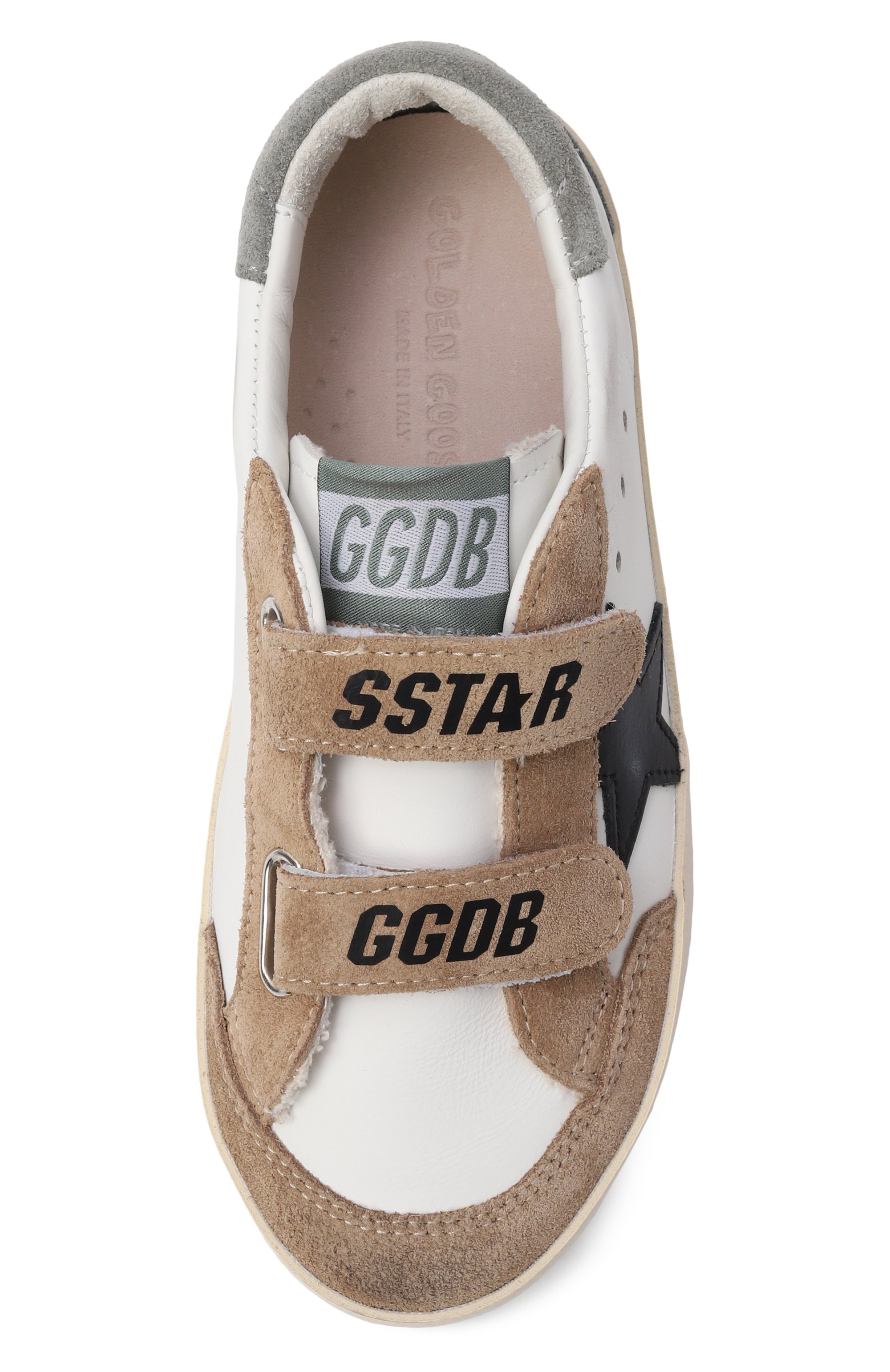 Кожаные кеды old school GOLDEN GOOSE DELUXE BRAND, арт. GYF00924.F008035, фото 4