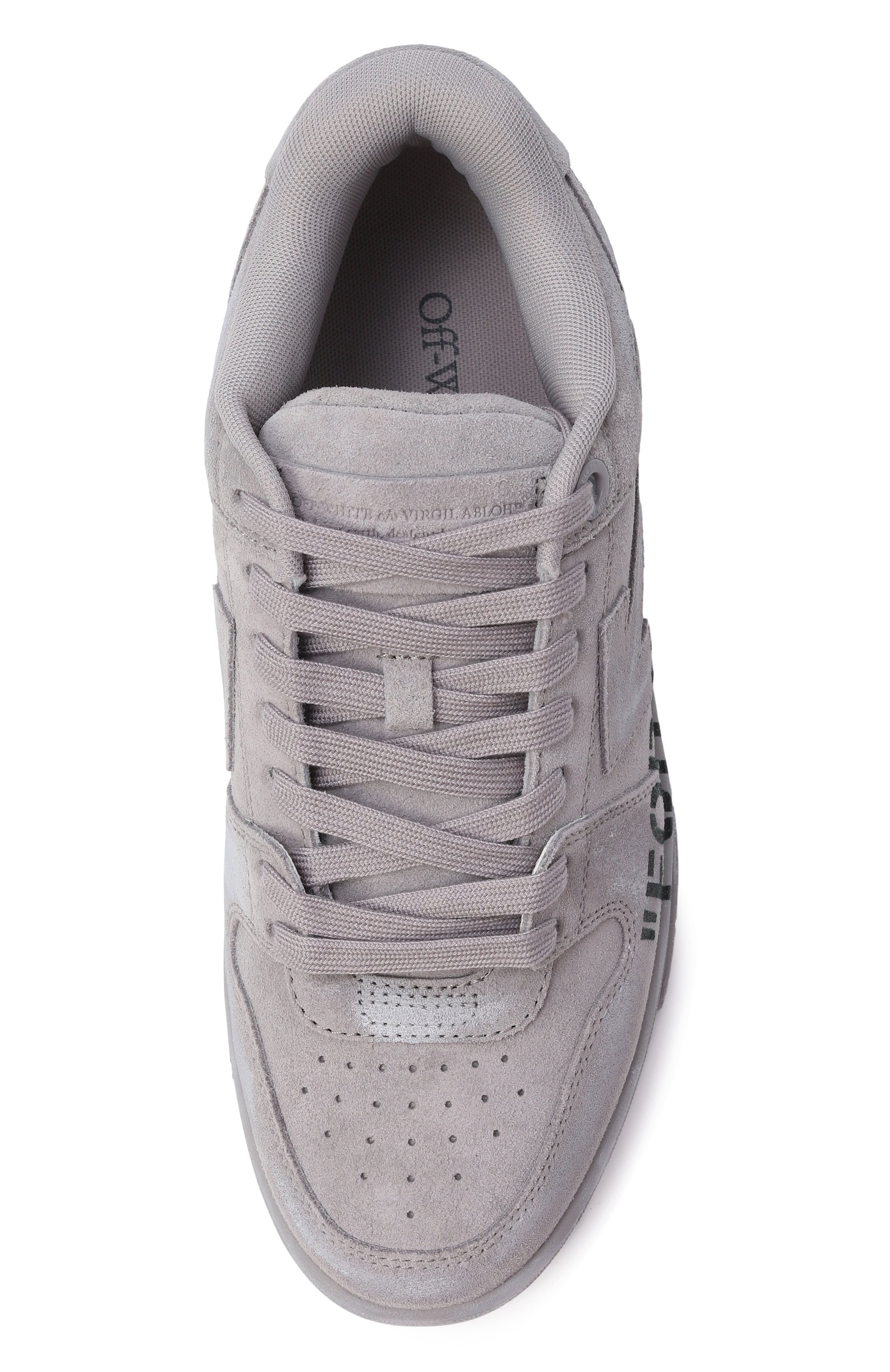 Замшевые кеды out of office OFF-WHITE, арт. 0WIA259F25LEA00B0907, фото 6