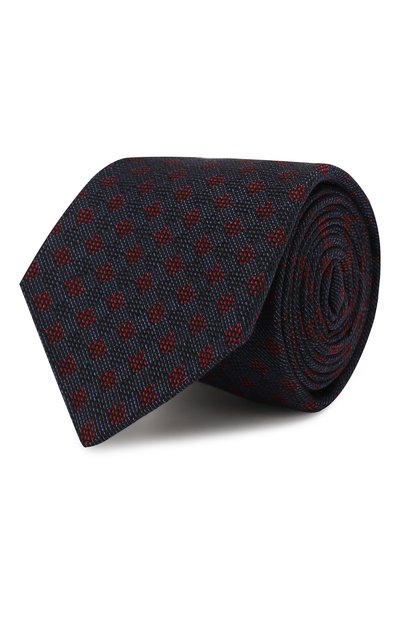 Мужской галстук из смеси хлопка и шерсти KITON, арт. UCRVKLC09F64