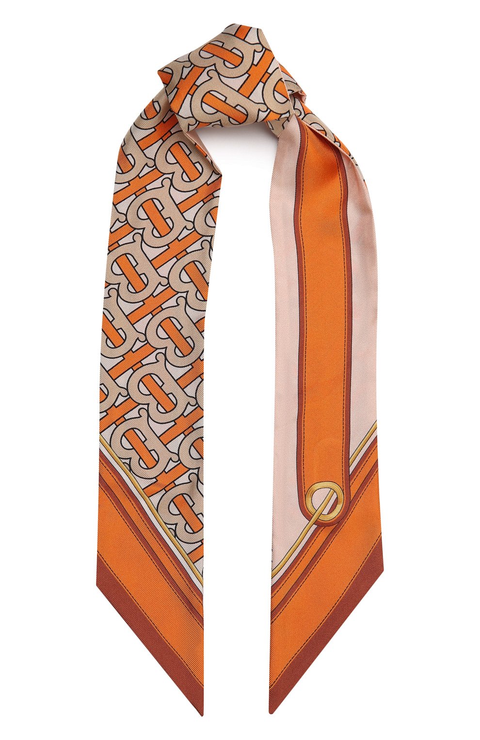 Шелковый шарф-бандо BURBERRY, арт. 8042065, фото 1