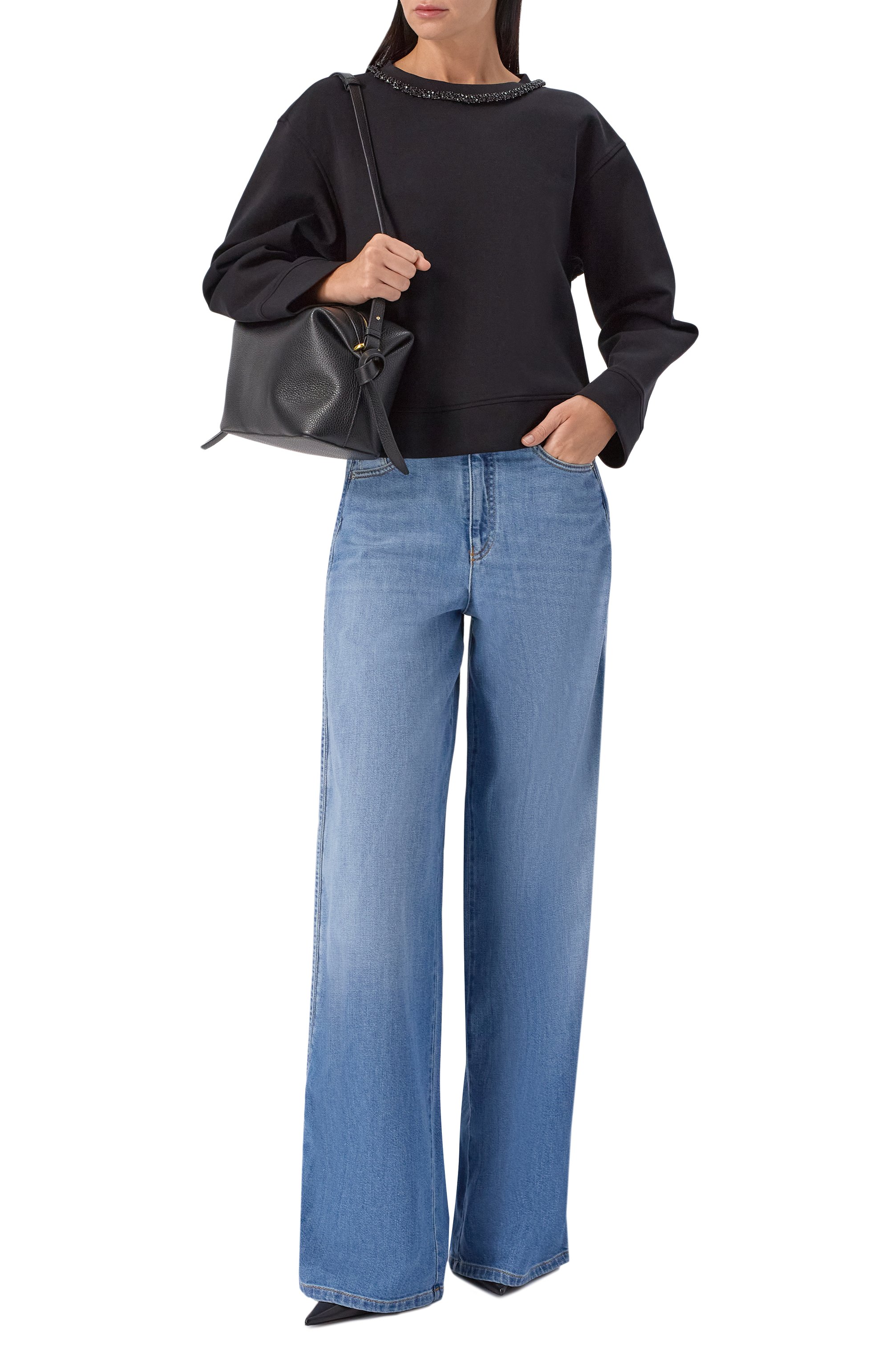 Хлопковый свитшот EMPORIO ARMANI, арт. EW001357/AF10002, фото 2