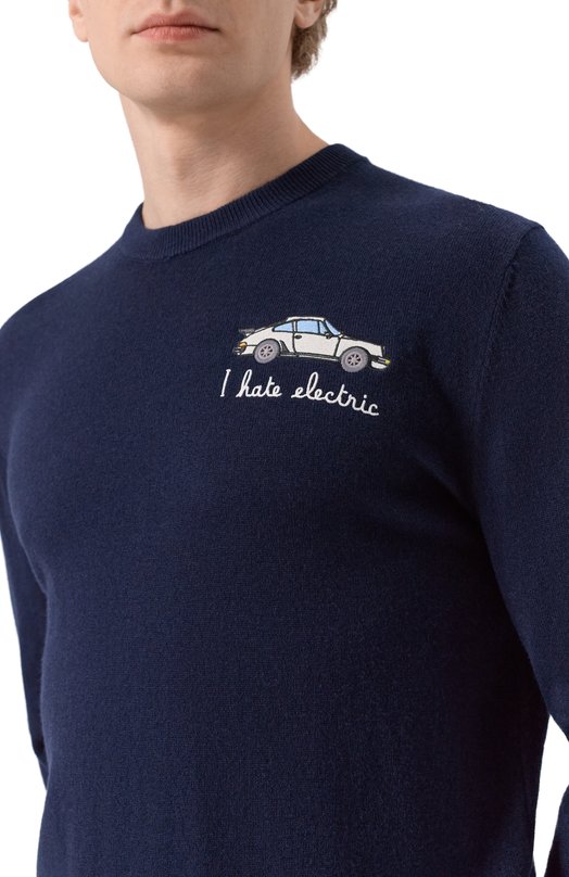 Джемпер из шерсти и вискозы MC2 Saint Barth HER0024-03039I/HER0N LIGHT EMBRY Синий  HER0024-03039I/HER0N LIGHT EMBRY Фото 5