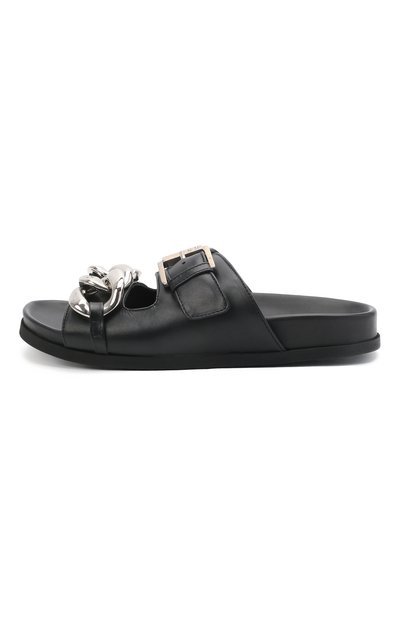 Кожаные шлепанцы N21, арт. 21ECPXNV10155/FUSSBET, фото 3