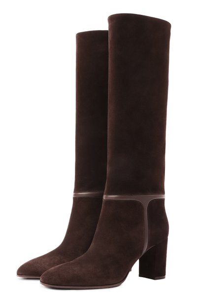 Женские замшевые сапоги GIANVITO ROSSI, арт. G80016.70RIC.C4NM0M0