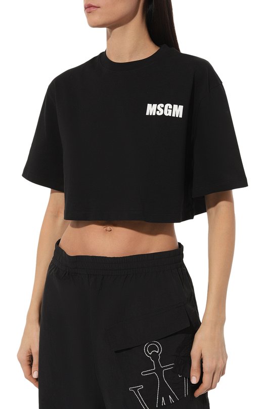 фото Хлопковая футболка msgm