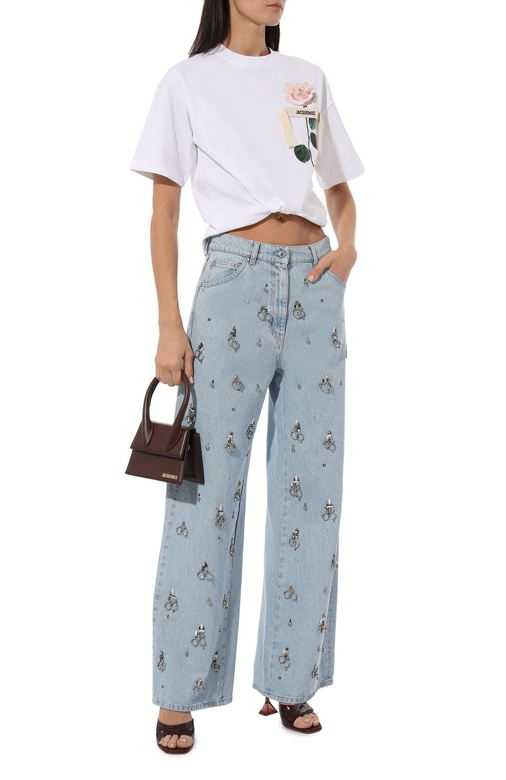 Хлопковая футболка JACQUEMUS, арт. 23H/233JS182-2099, фото 3