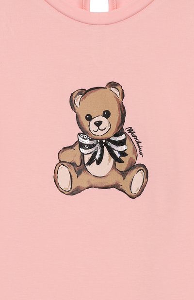 Хлопковый лонгслив MOSCHINO, арт. ME0001/LBA11, фото 3