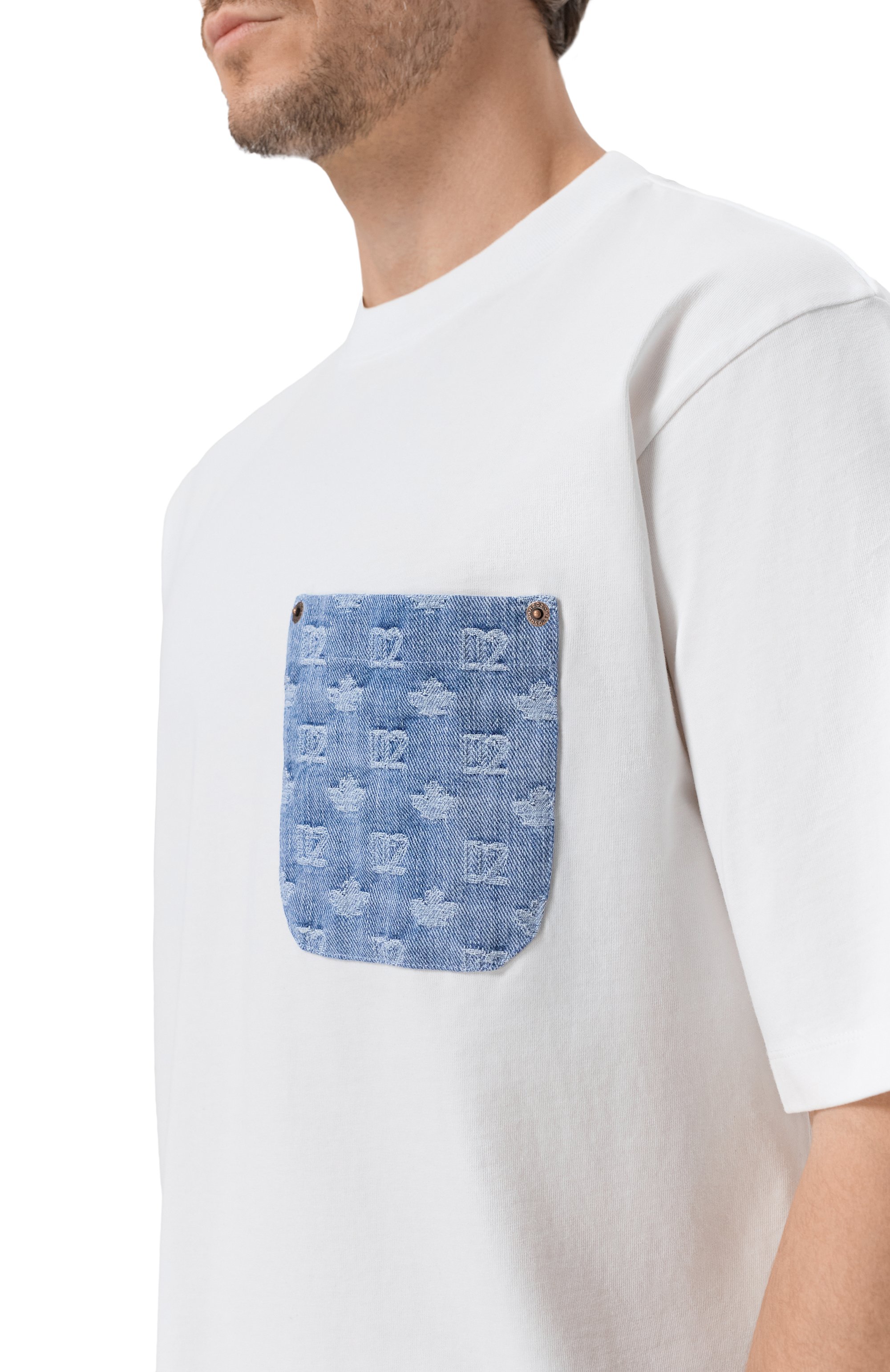 Хлопковая футболка DSQUARED2, арт. S74GD1554/D20106, фото 5