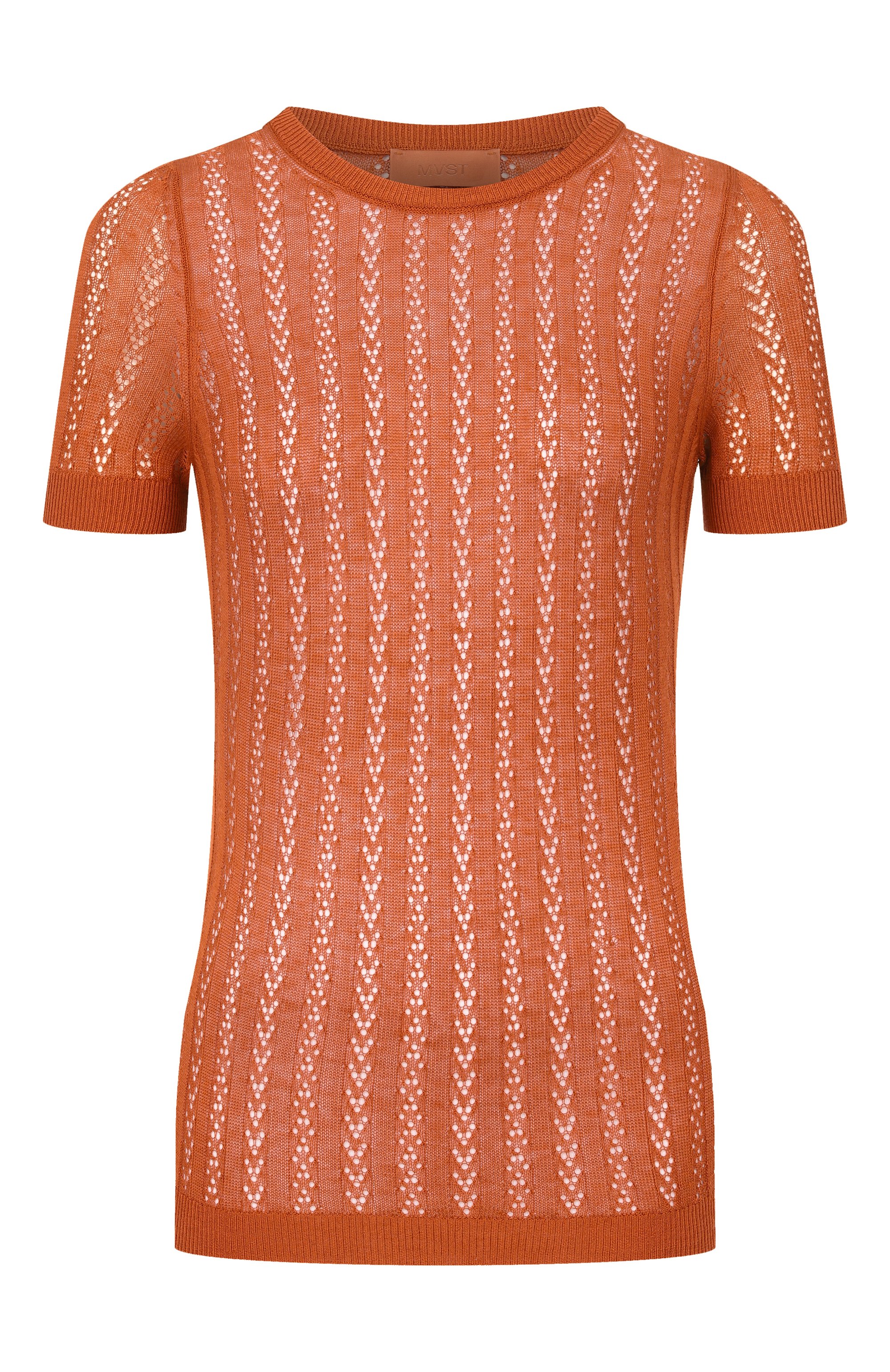 Пулов ер из шелка и хлопка MVST, арт. M26.CSW.K431/G0NG, фото 1