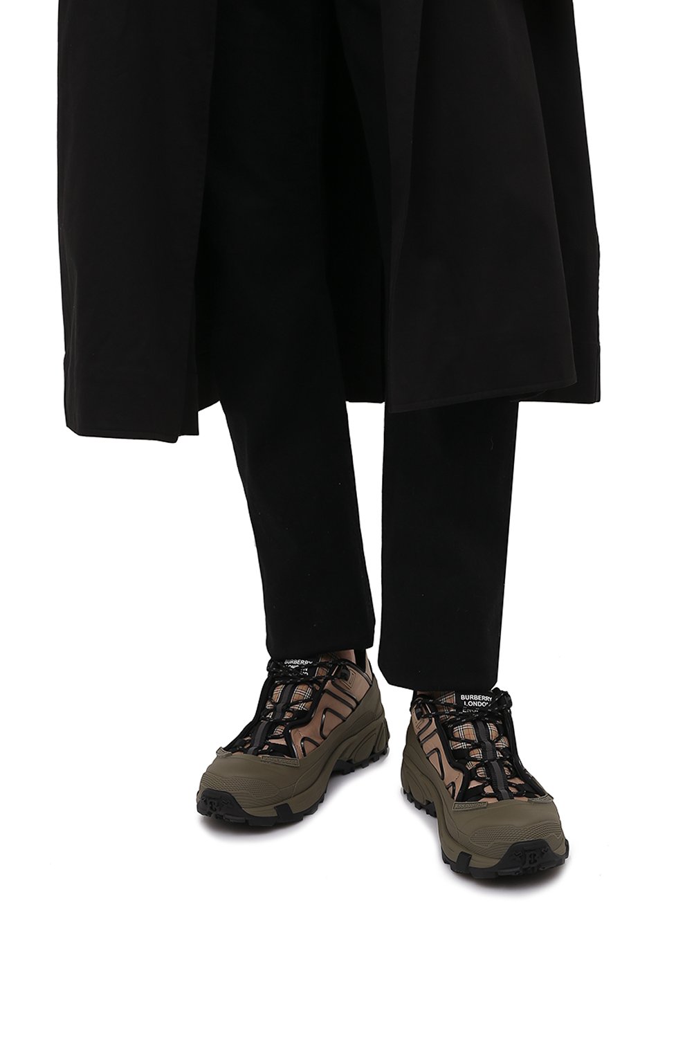 Комбинированные кроссовки arthur BURBERRY, арт. 8045285, фото 3