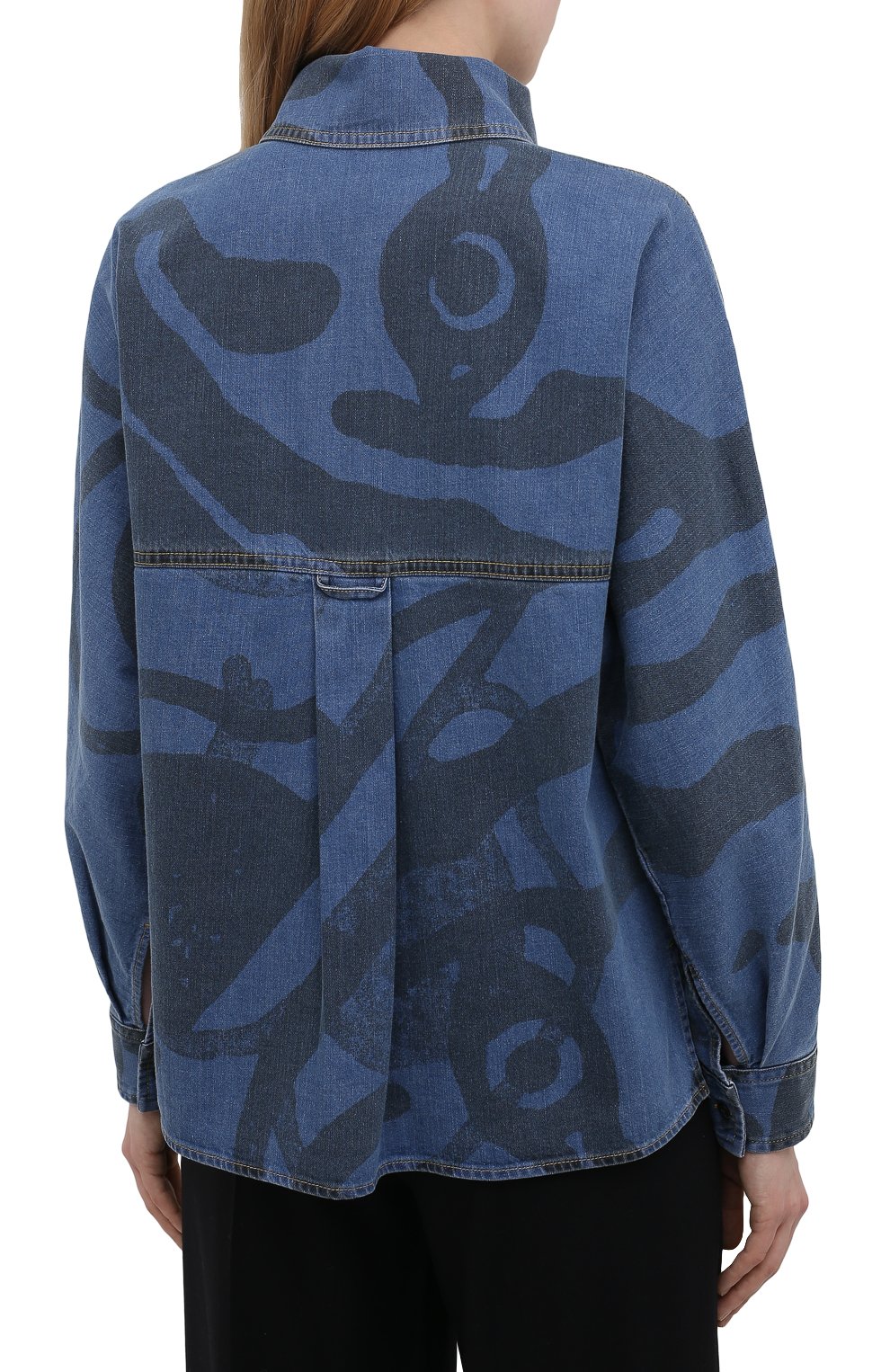 Джинсовая рубашка KENZO, арт. FB52DC2279H6, фото 4