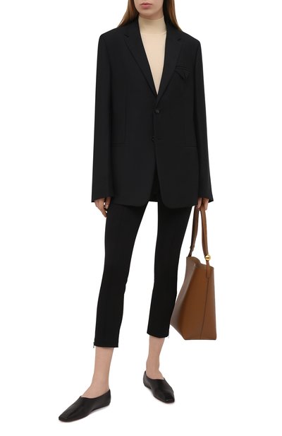 Брюки из хлопка и вискозы MICHAEL MICHAEL KORS, арт. MH03HF34BB, фото 2