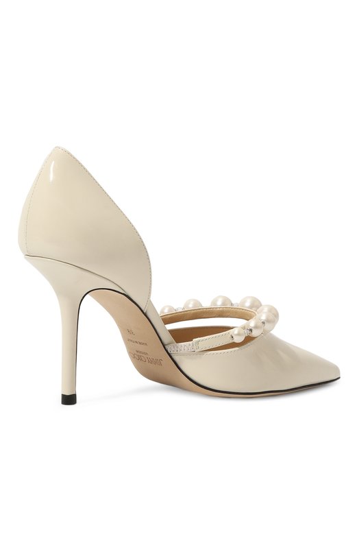 Лакированные туфли Aurelie 85 Jimmy Choo AURELIE 85/XKM Кремовый  AURELIE 85/XKM Фото 5