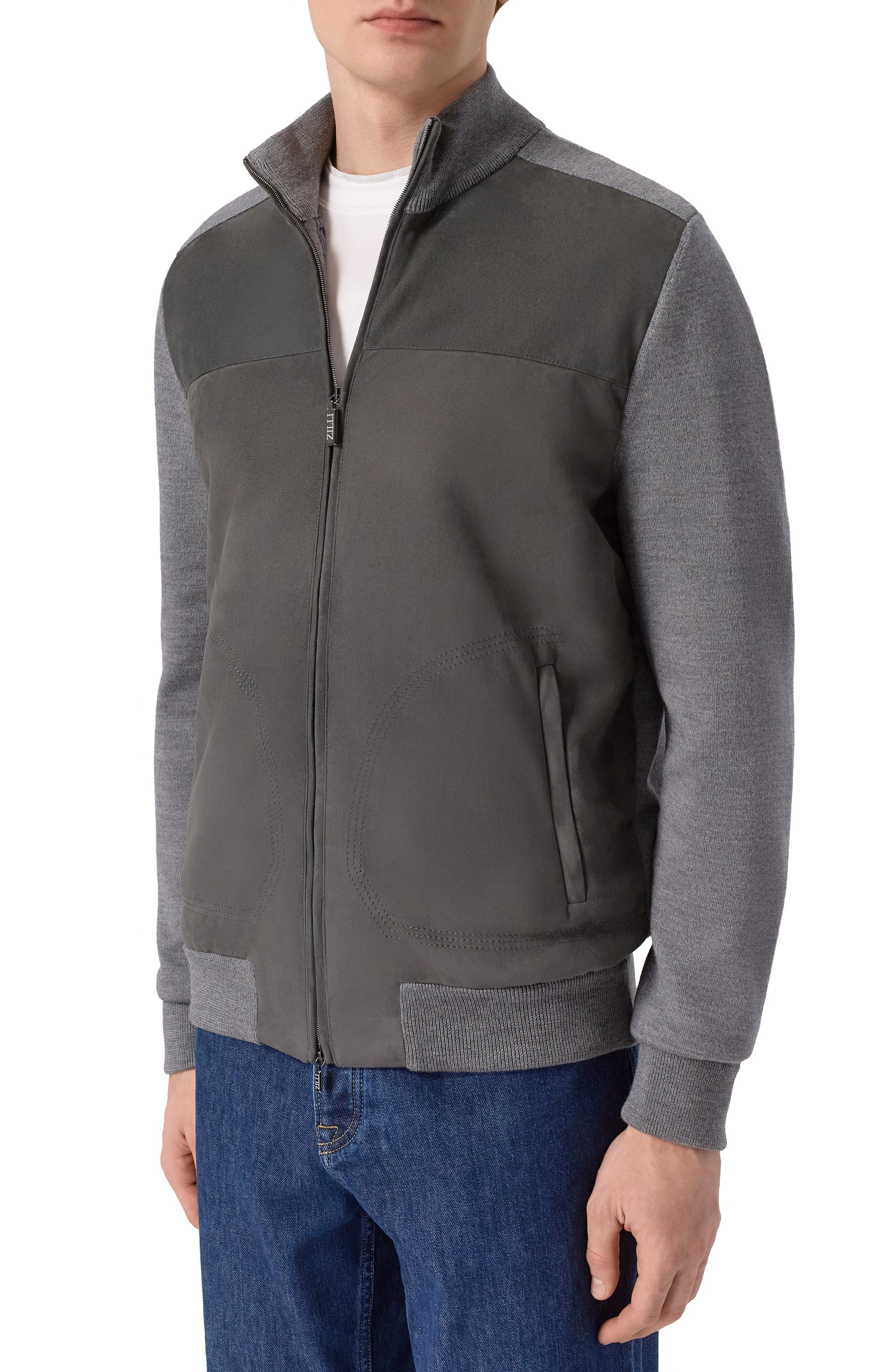 Кардиган с замшевой о�тделкой ZILLI, арт. KZMC01M0270VTSU00_002, фото 3