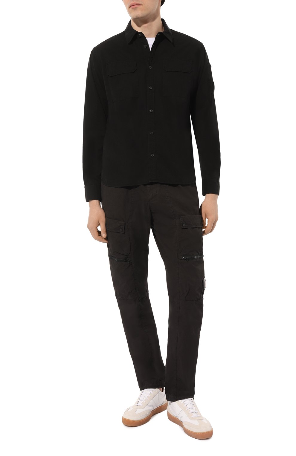 Хлопковые брюки-карго C.P. COMPANY, арт. 16CMPA060A006475G, фото 2