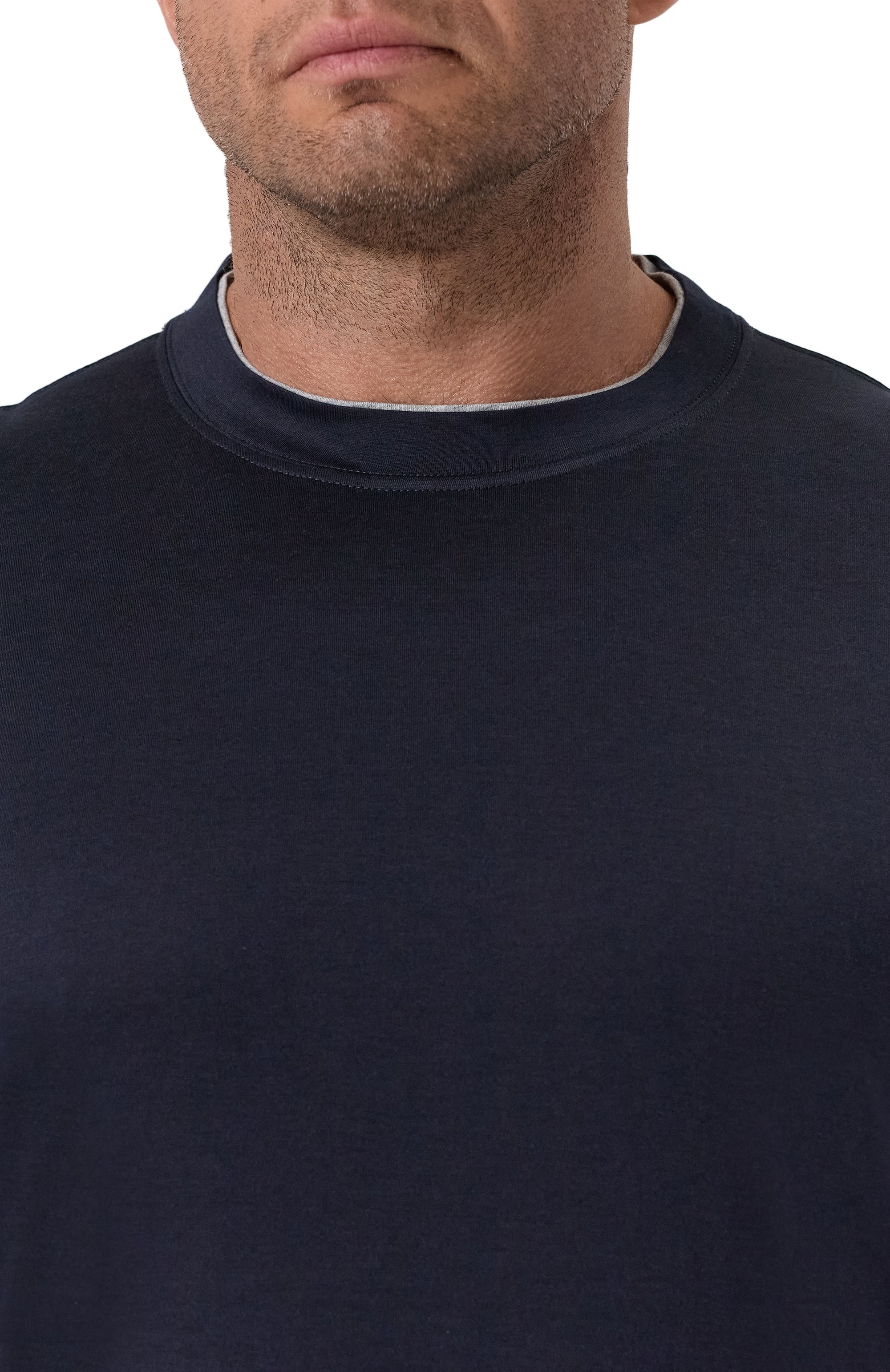 Лонгслив из шелка и хлопка BRUNELLO CUCINELLI, арт. MH8367433W, фото 5