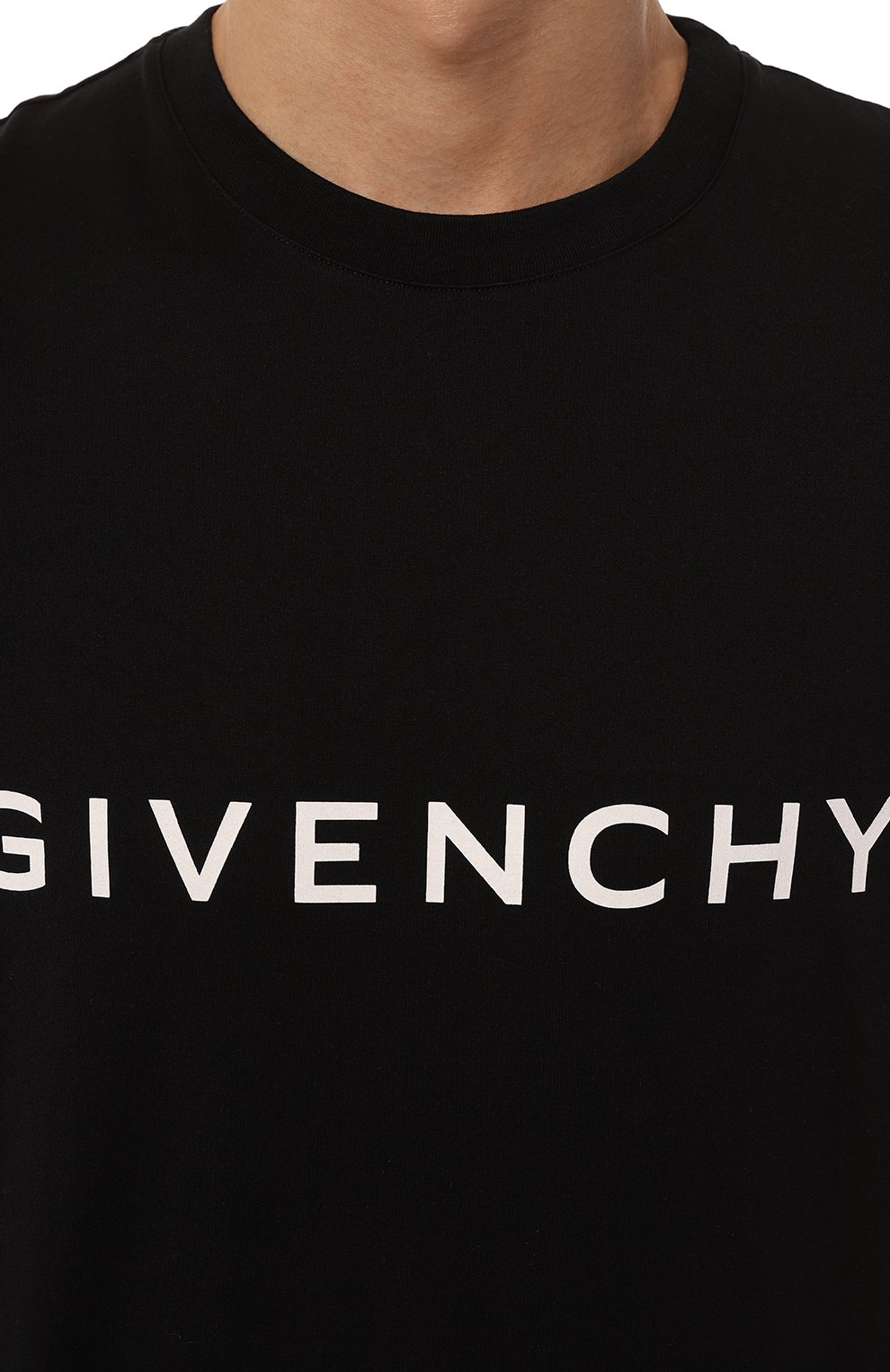 Хлопковая футболка GIVENCHY, арт. BM716G3YAC, фото 5