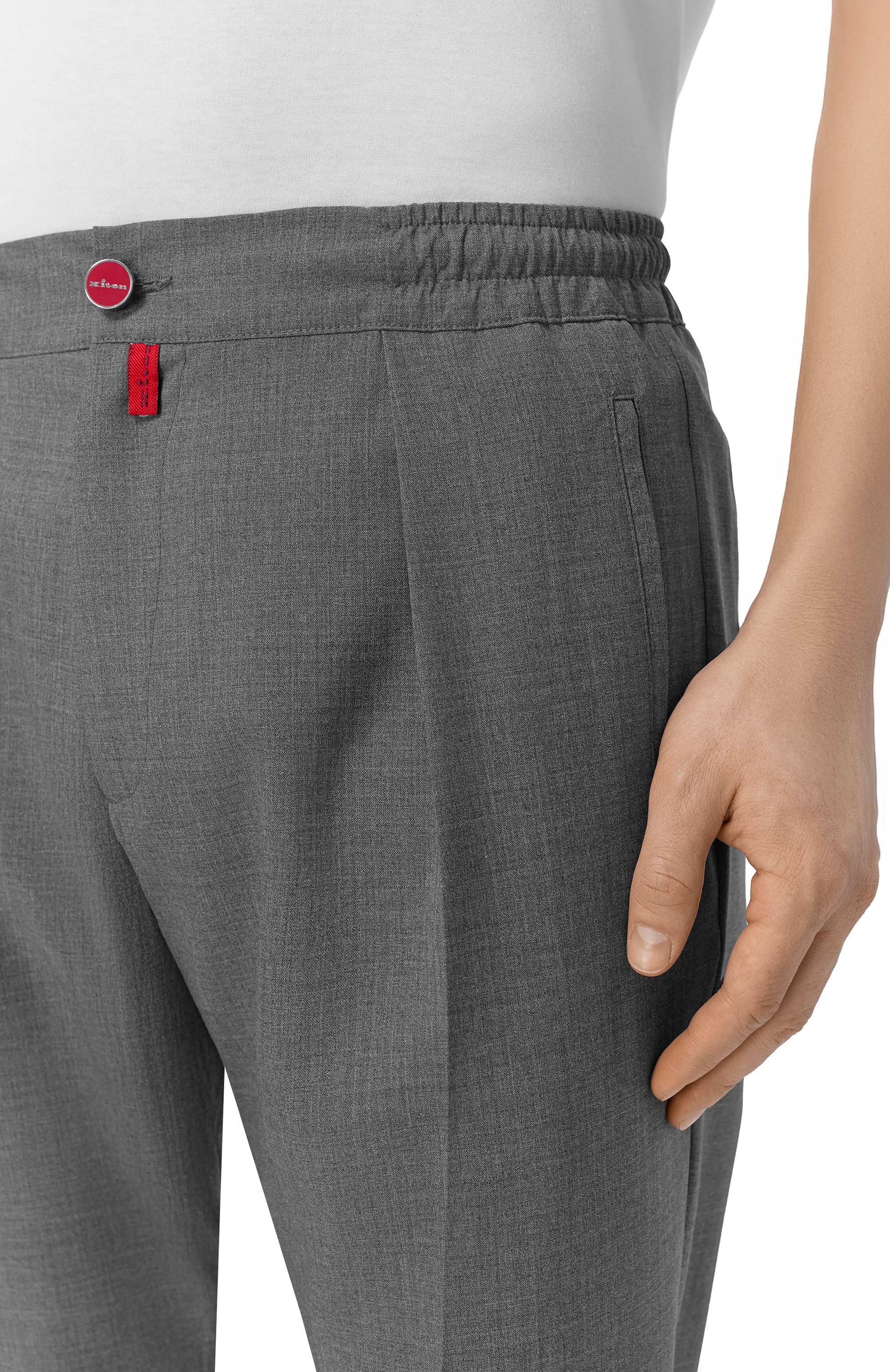 Шерстяные брюки KITON, арт. UP1LACK03711, фото 5