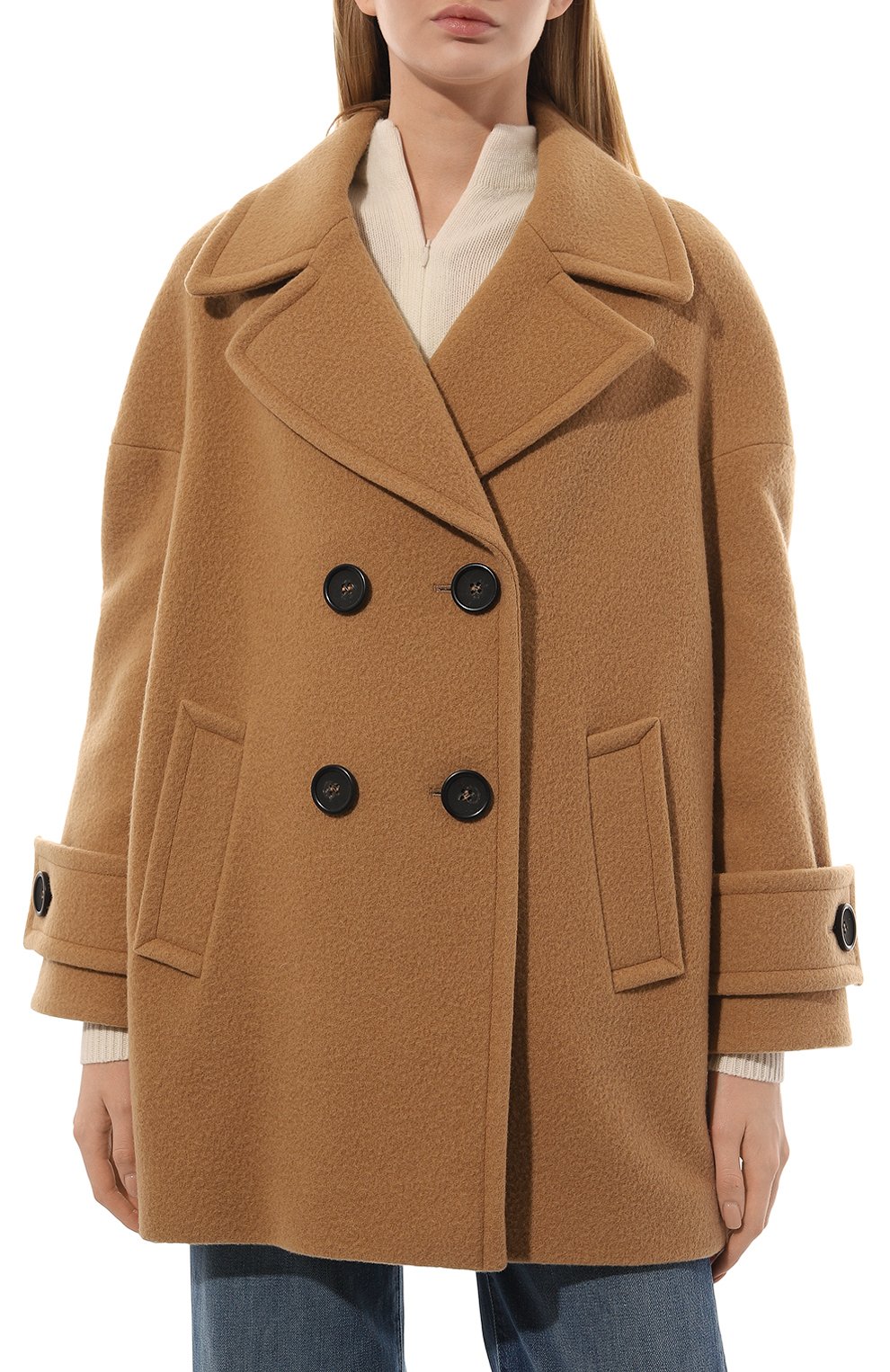 Шерстяное пальто ICONS CINZIA ROCCA, арт. UR28001/62B9, фото 3