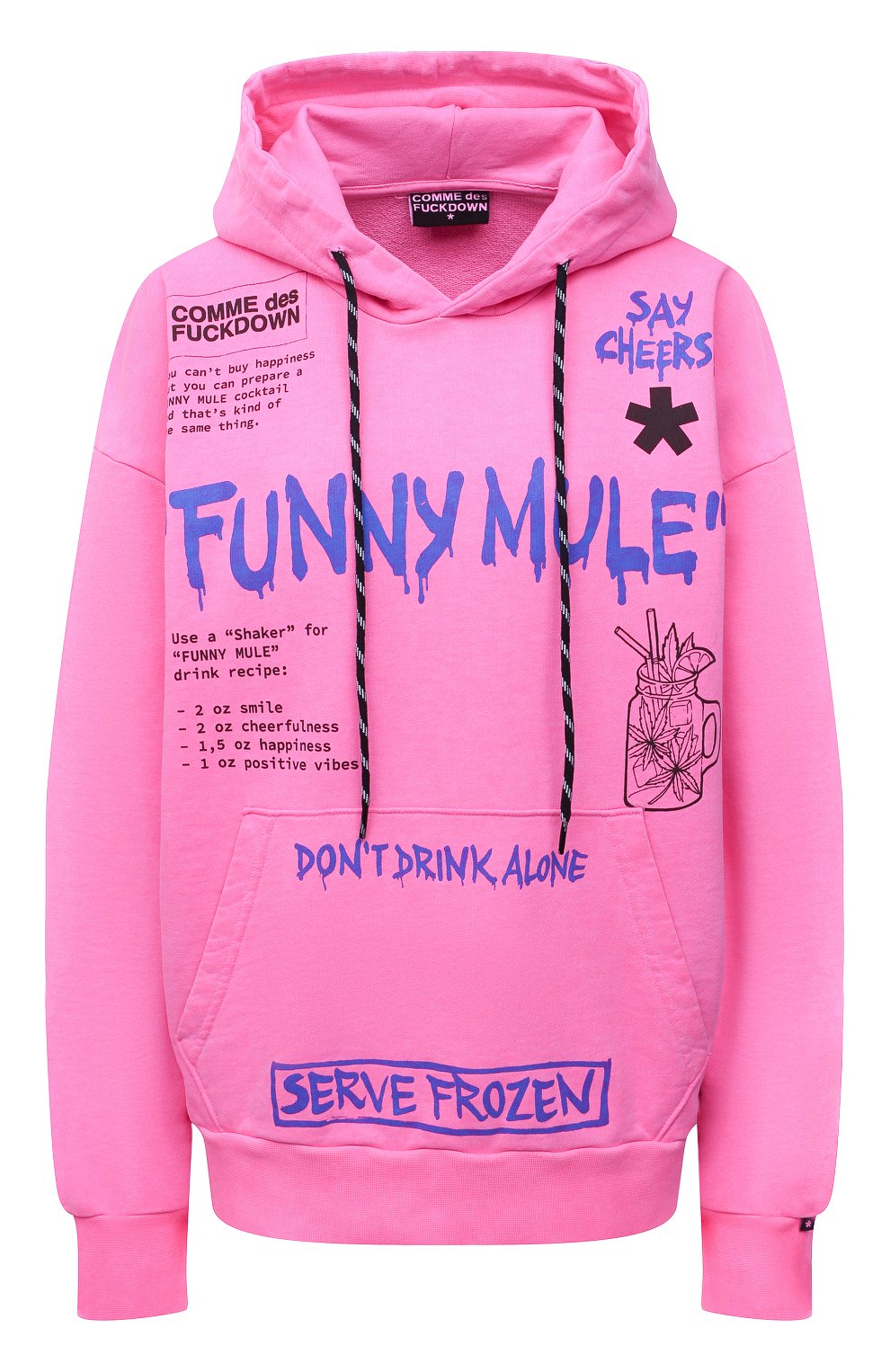 Хлопковое худи COMME DES FUCKDOWN, арт. CDFD1505, фото 1